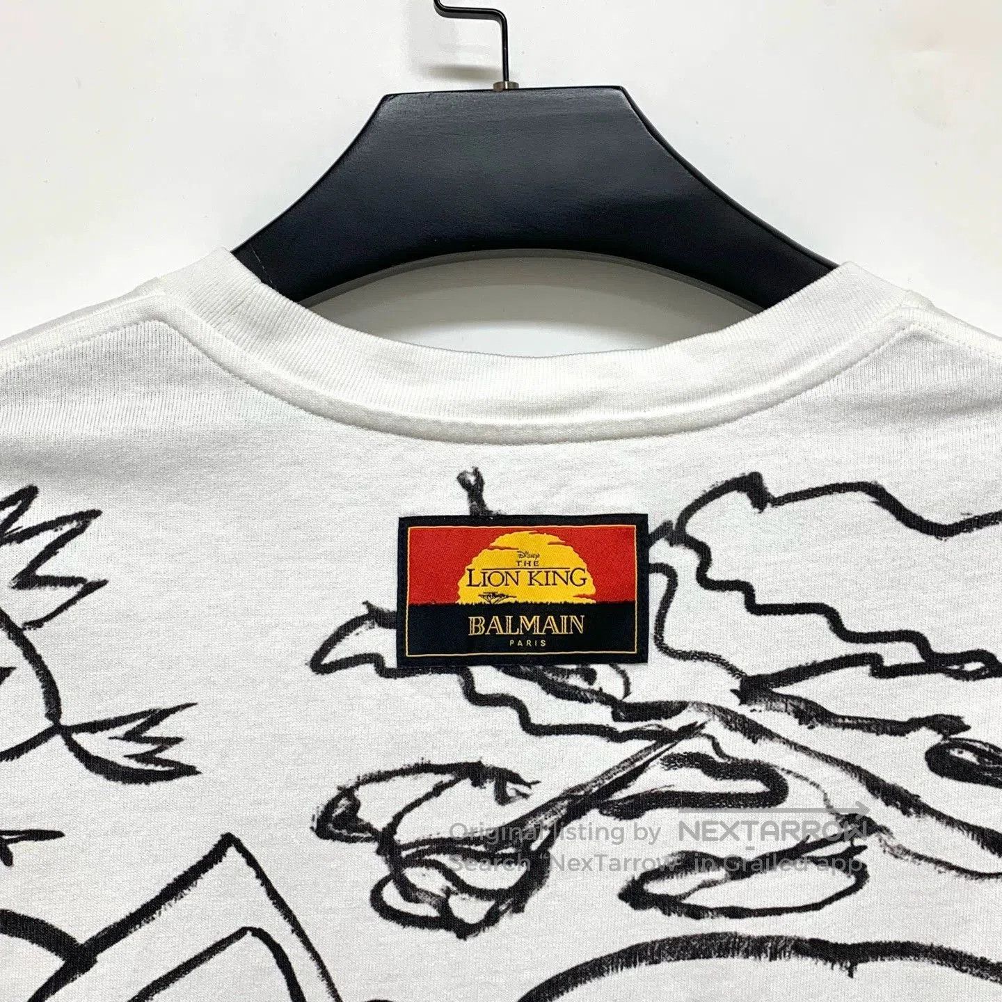 Balmain BALMAIN x Disney Cartoon Print T-Shirt. Size US L / EU 52-54 / 3 - 4 Thumbnail