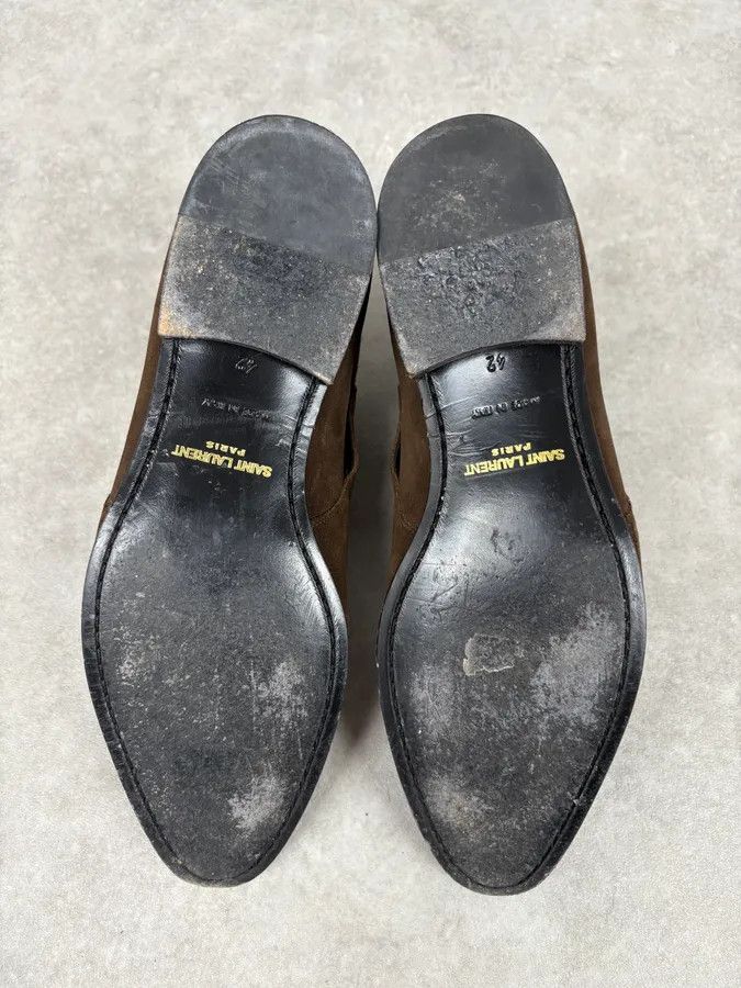 Saint Laurent Paris 2010s Saint Laurent Brown Suede Leather Classy Boots Size US 9 / EU 42 - 8 Thumbnail