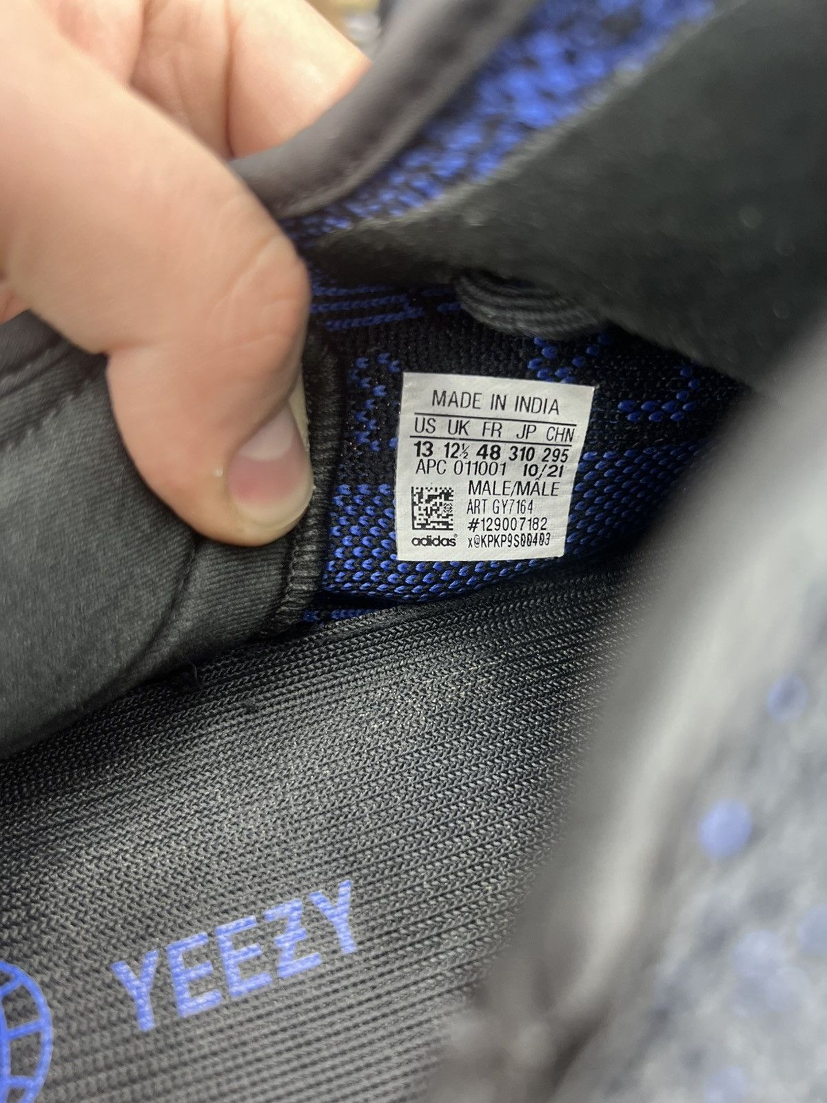 Adidas ADIDAS YEEZY BOOST 350 V2 DAZZLING BLUE Size US 13 / EU 46 - 7 Thumbnail