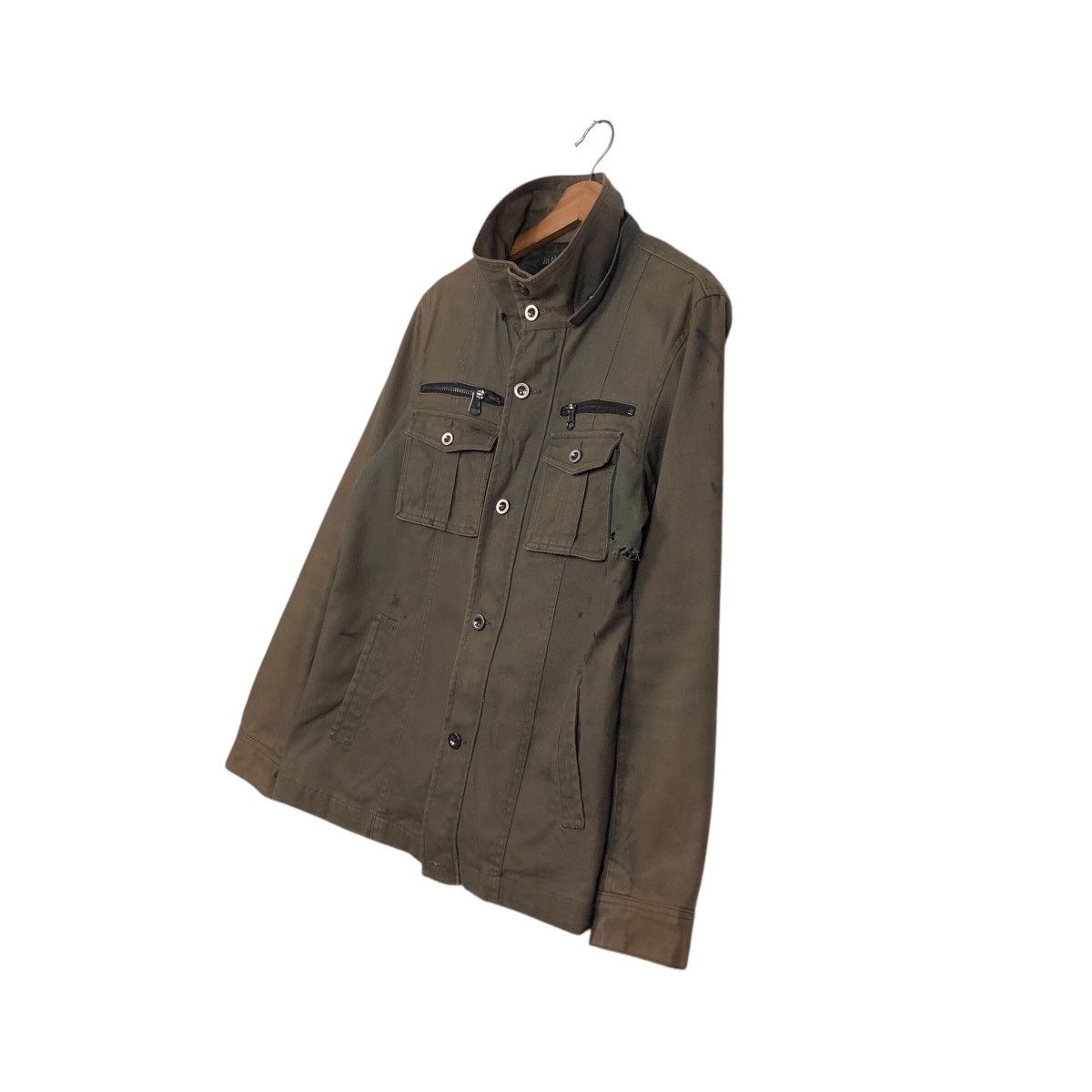 Hysteric Glamour 📌Vintage Biker Jacket In The Attic Military Multi Pocket Size US L / EU 52-54 / 3 - 3 Thumbnail