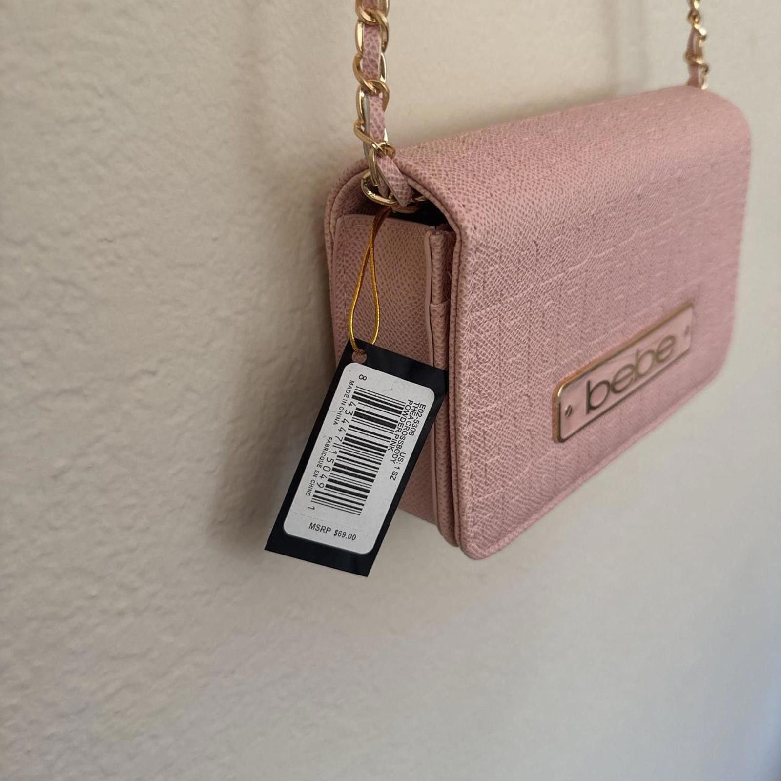 United Colors Of Benetton Bebe Lila Flap Crossbody Bag Blush Size ONE SIZE - 3 Thumbnail