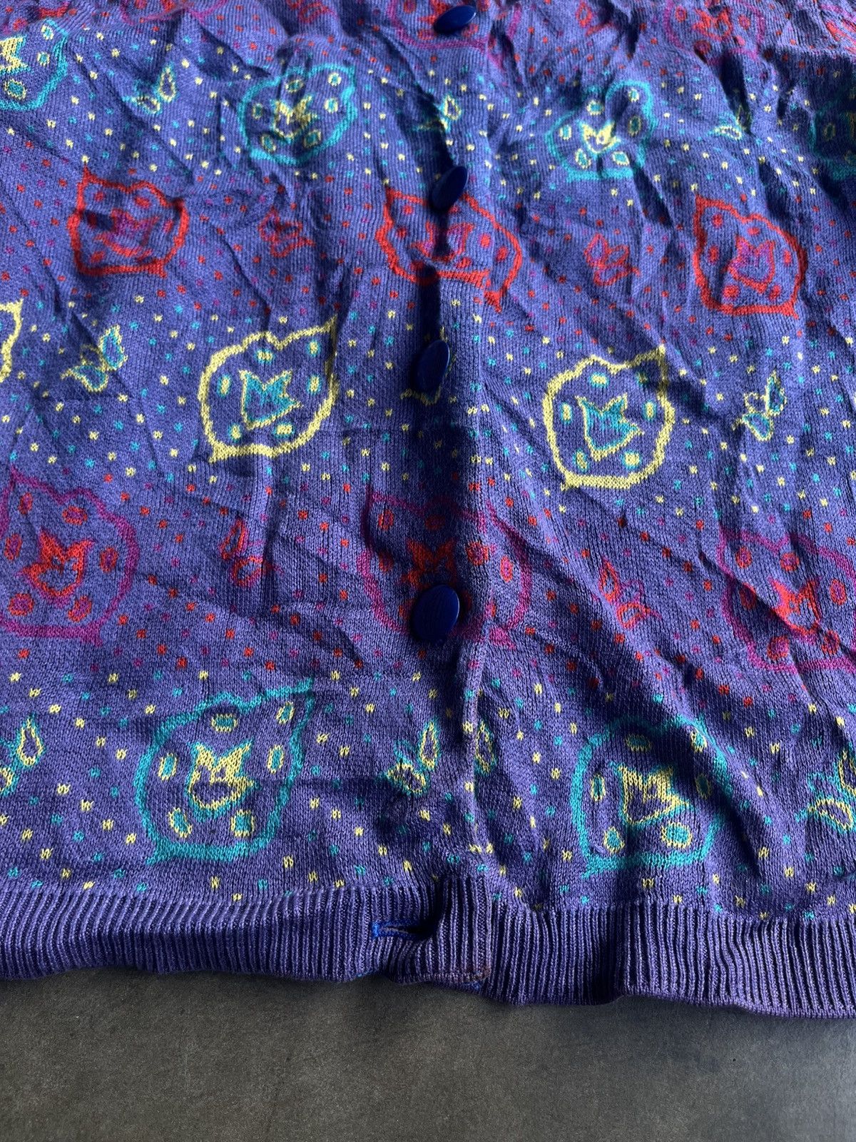 Yves Saint Laurent YVES SAINT LAURENT KNIT SHORT SLEEVE FLOWERS VINTAGE Size US M / EU 48-50 / 2 - 7 Thumbnail