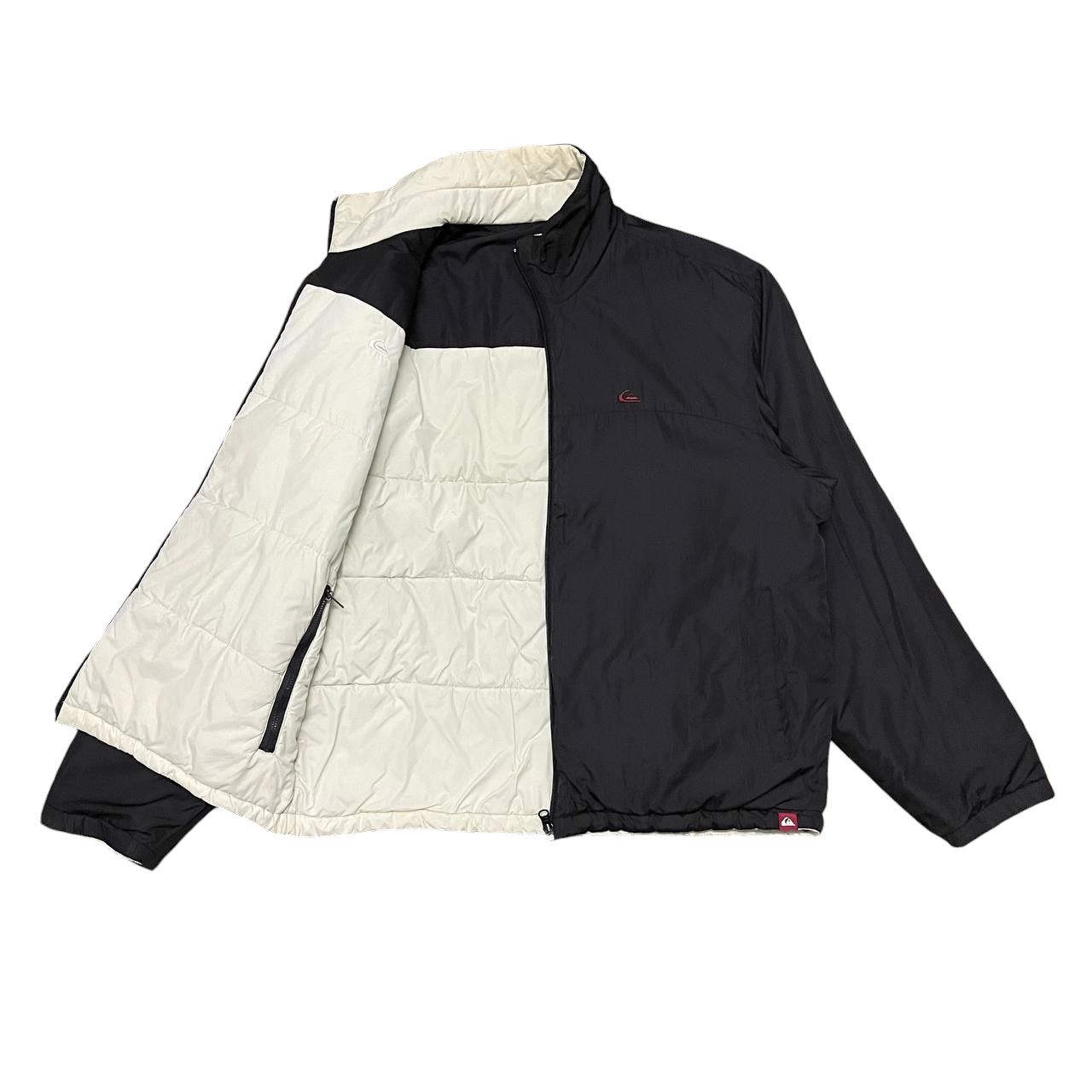 Vintage Quiksilver Puffer Jacket Reversible