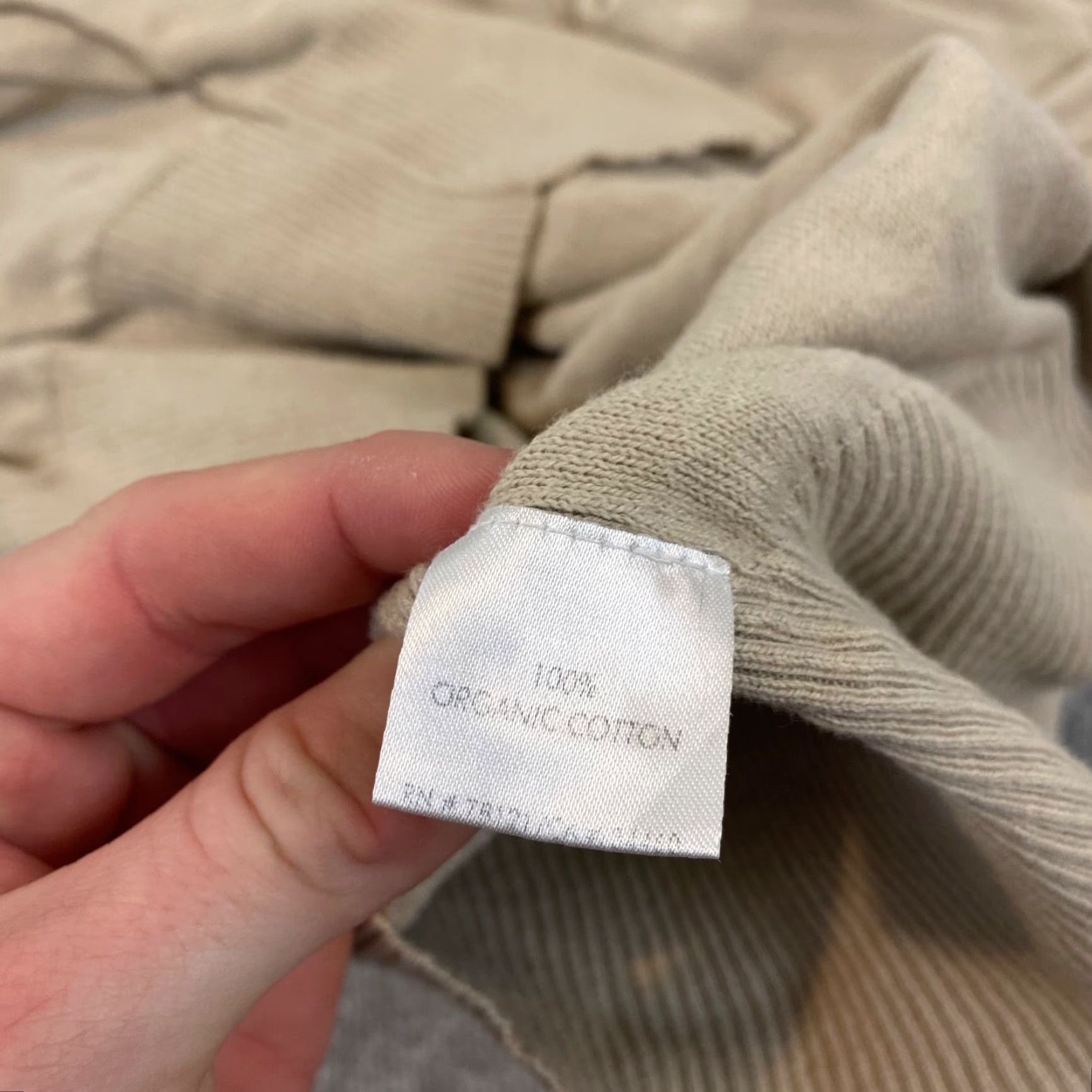 Eileen Fisher EILEEN FISHER Jacket Womens Large Light Brown Full Zip Hooded Sweater Organic Size L / US 10 / IT 46 - 7 Thumbnail