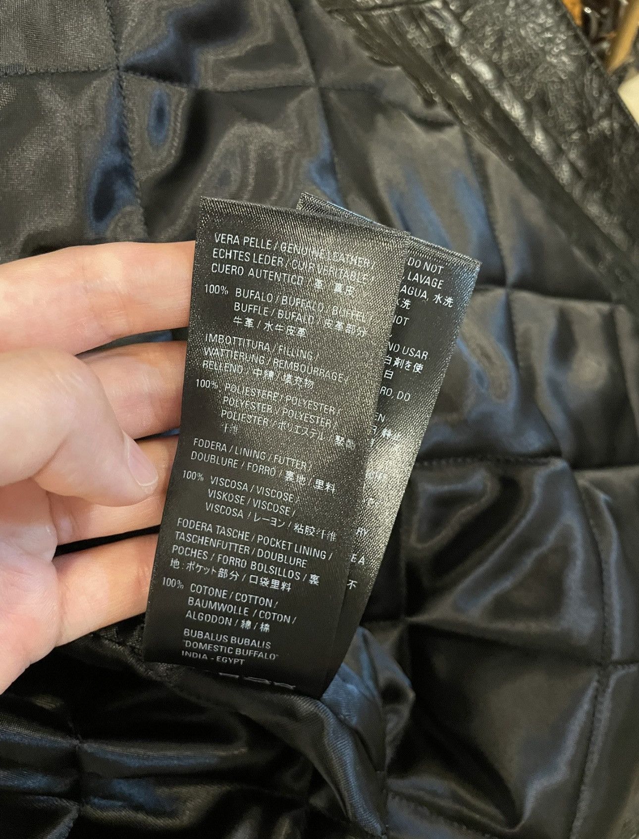 Balenciaga *RARE* Balenciaga AW19 Racer Moto Buffalo Leather Jacket Size US S / EU 44-46 / 1 - 8 Thumbnail