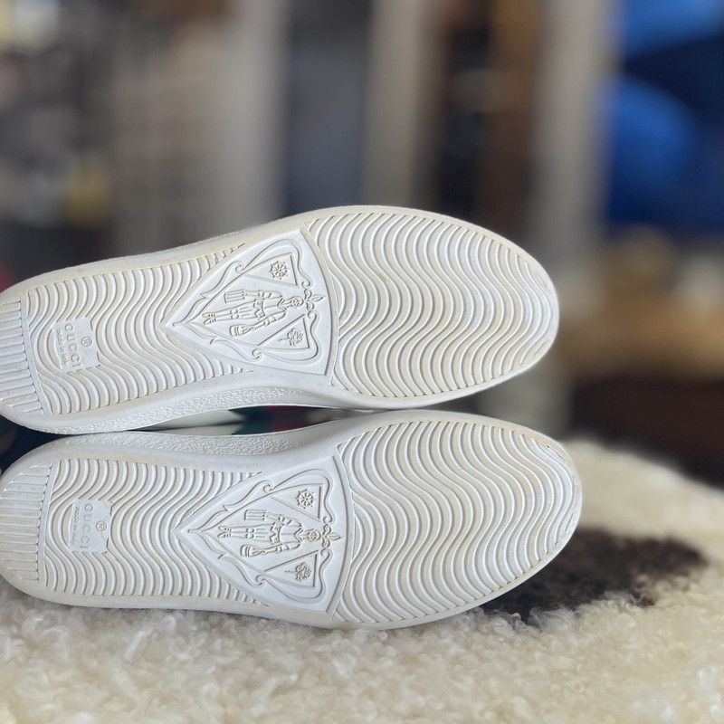 Gucci Gucci Ace White Tiger Embroidered Sneakers Size US 8 / EU 41 - 4 Thumbnail