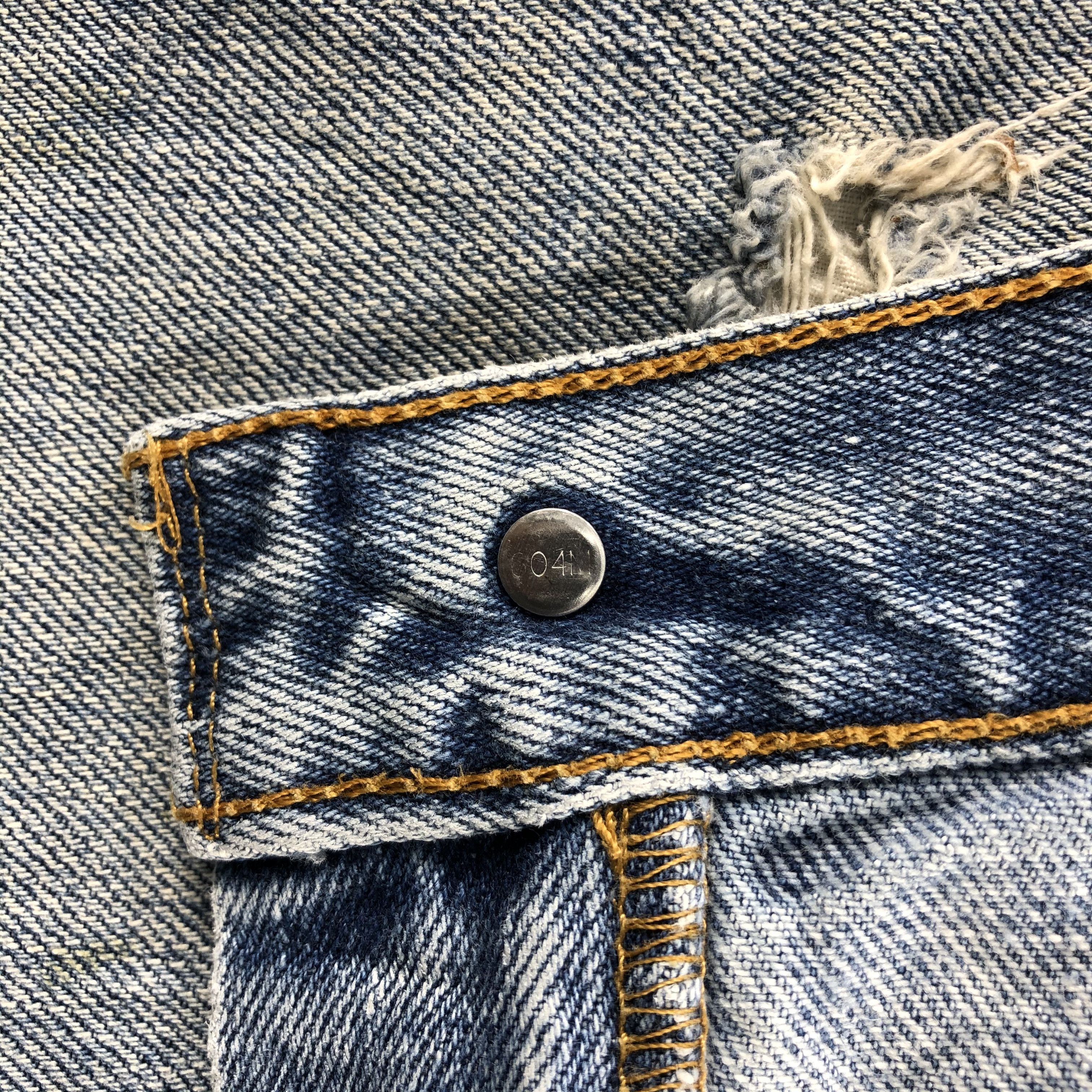 Levi's Dirty Light Wash Vintage Levis 516 Jeans-J1126 Size US 36 / EU 52 - 9 Thumbnail