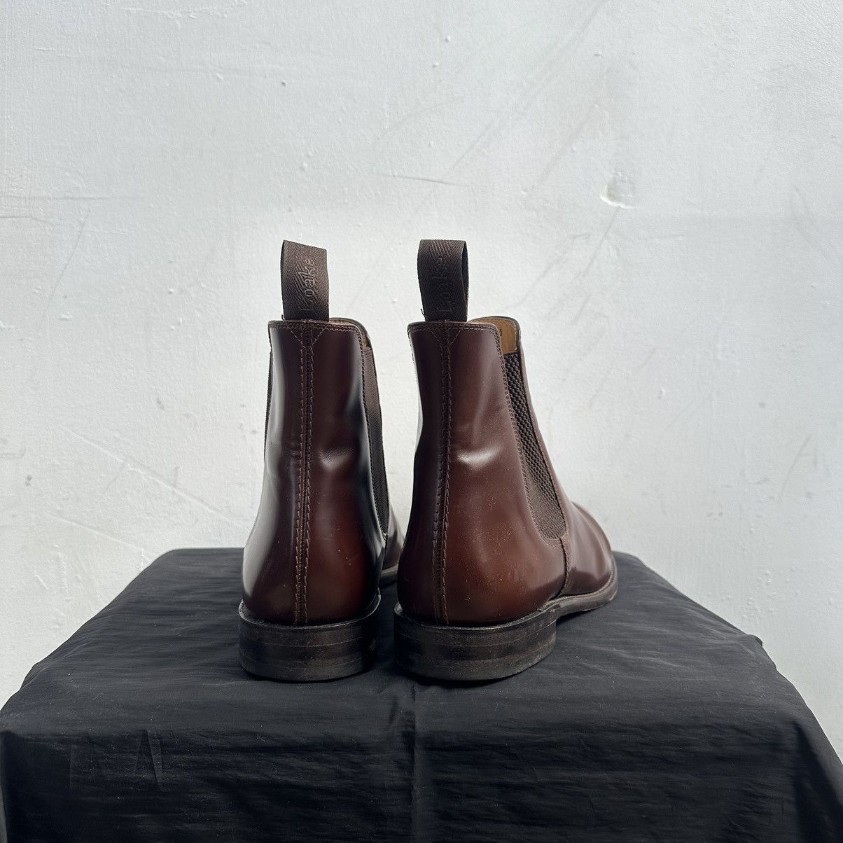 Loake Mens Loake Chelsea Leather Boots Shoes Brown 8.5 Size US 8.5 / EU 41-42 - 5 Thumbnail