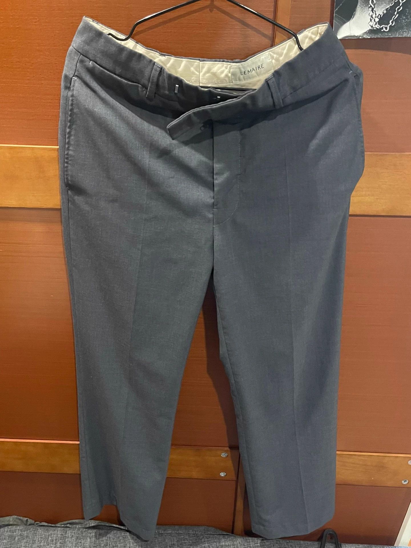 Lemaire Lemaire 21ss Gray Middle Stitch Tailored Trousers Size US 32 / EU 48 - 3 Thumbnail