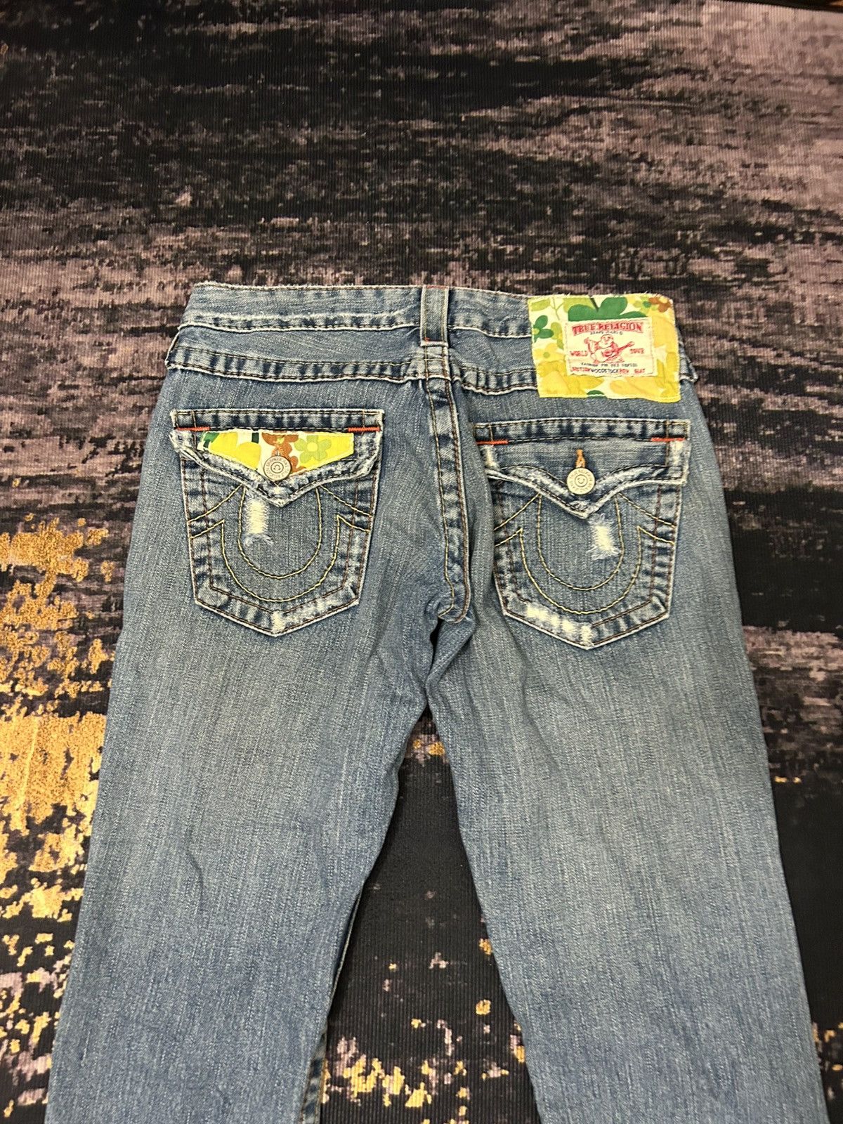 True Religion True Religion Patch work Spiral Flare Jeans Size US 27 - 9 Thumbnail