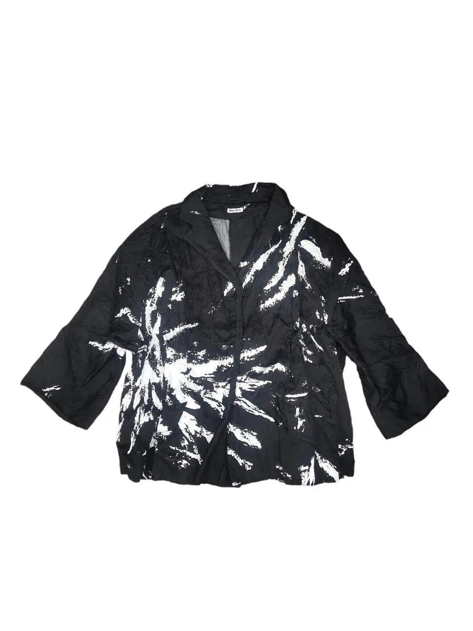 Miu Miu Miu Miu 2013 Printed Evening Jacket Size S / US 4 / IT 40 - 2 Thumbnail