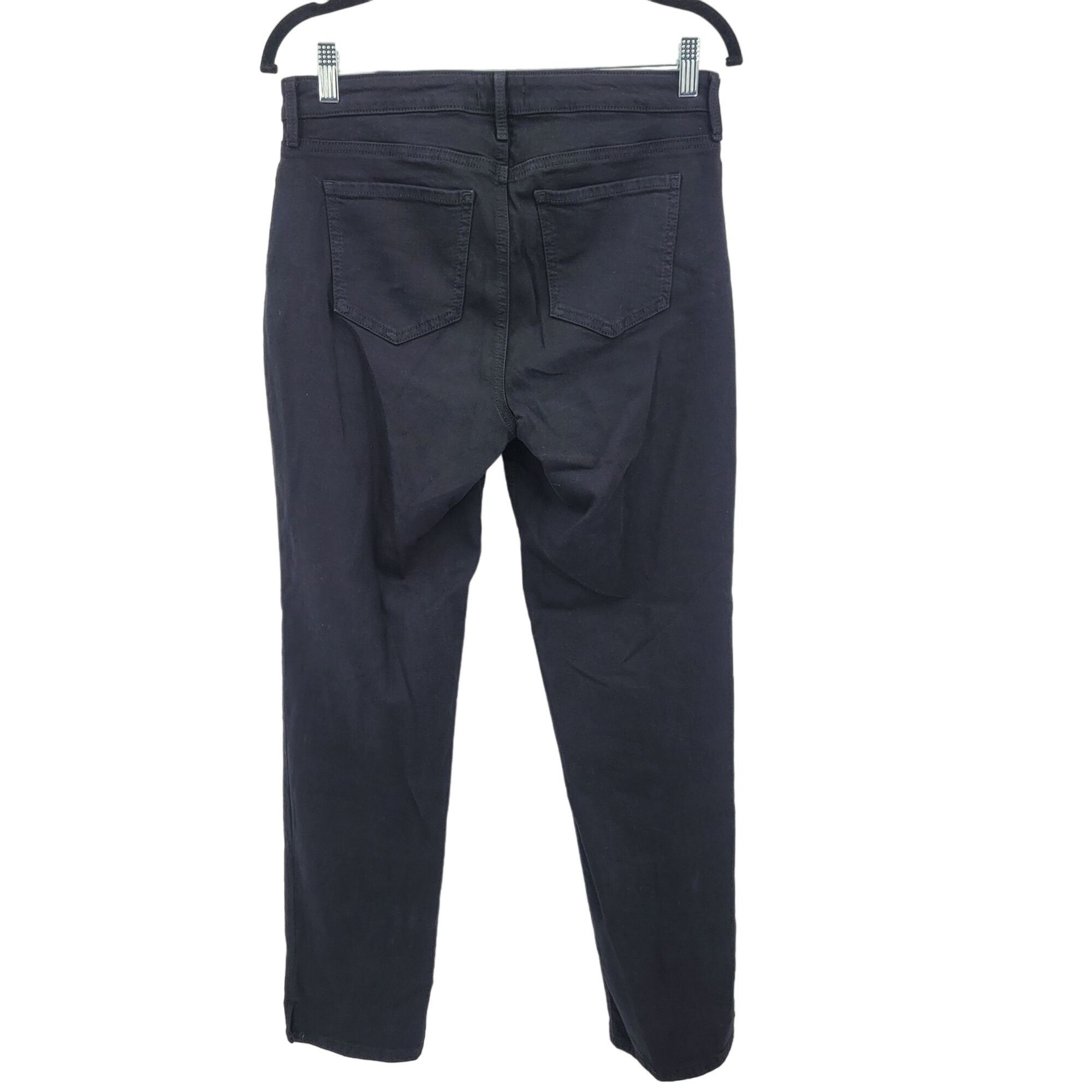 NYDJ NYDJ Curves 360 Black Jeans 4 High-rise Stretch Tapered Pant Size 27" / US 4 / IT 40 - 2 Thumbnail
