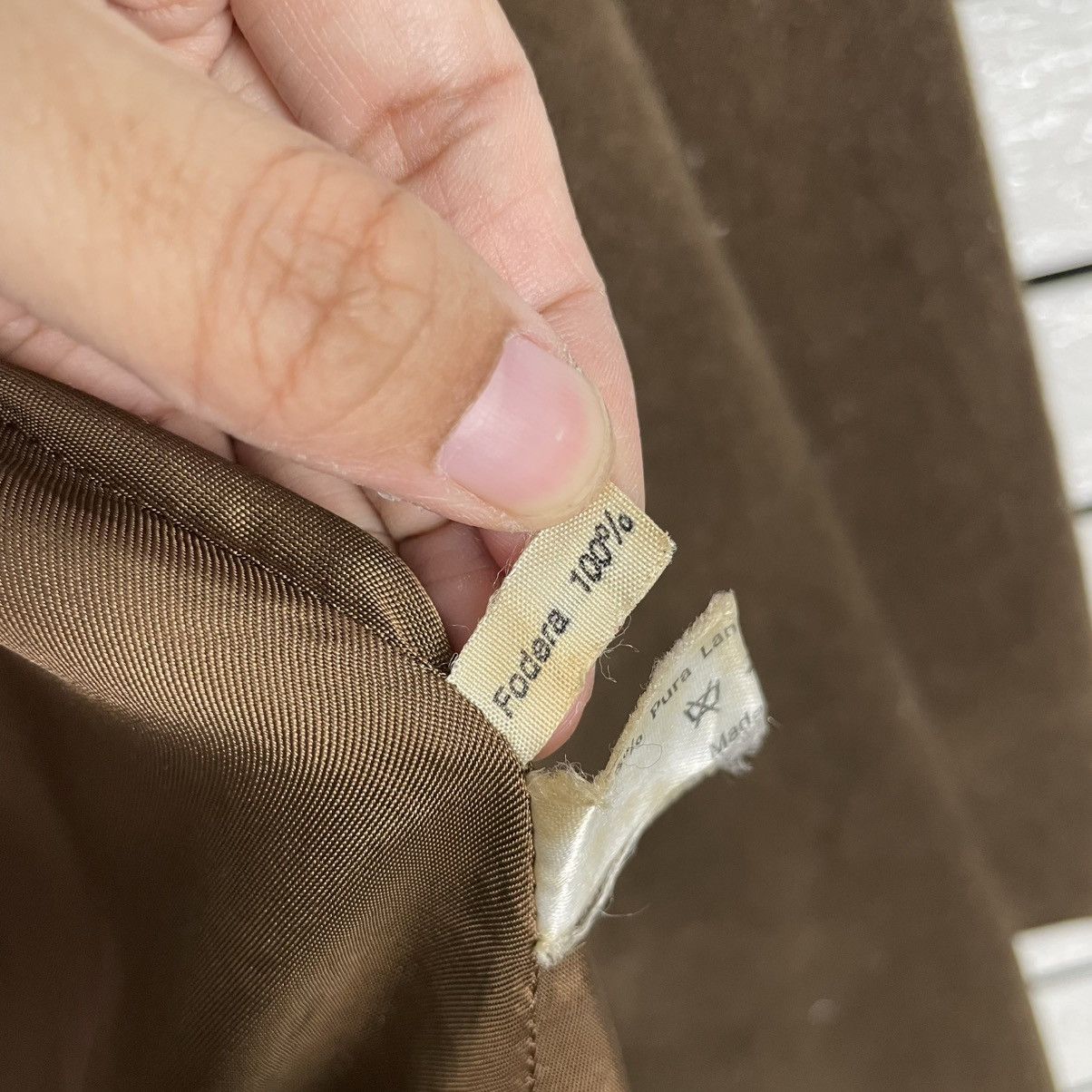 Other Ixia Made In Italy Brown Wool Cashmere Overcoat Size M / US 6-8 / IT 42-44 - 19 Thumbnail