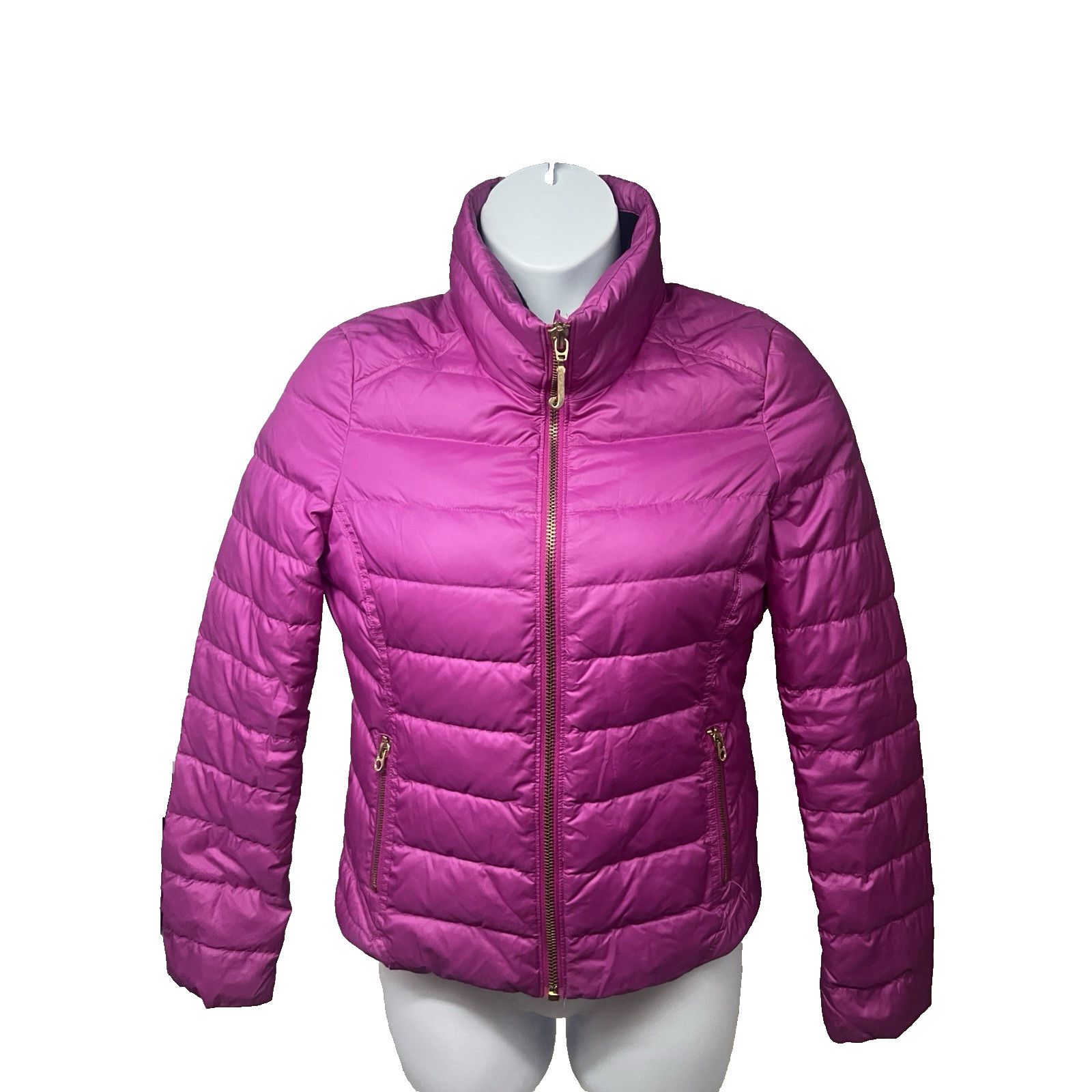 Juicy Couture Juicy Couture Fuchsia Down Puffer Zip Up Jacket Medium Size M / US 6-8 / IT 42-44 - 1 Thumbnail