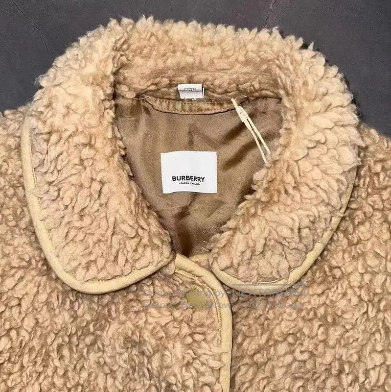 Burberry Burberry Brown Wool Women's Jacket. Size M / US 6-8 / IT 42-44 - 3 Thumbnail