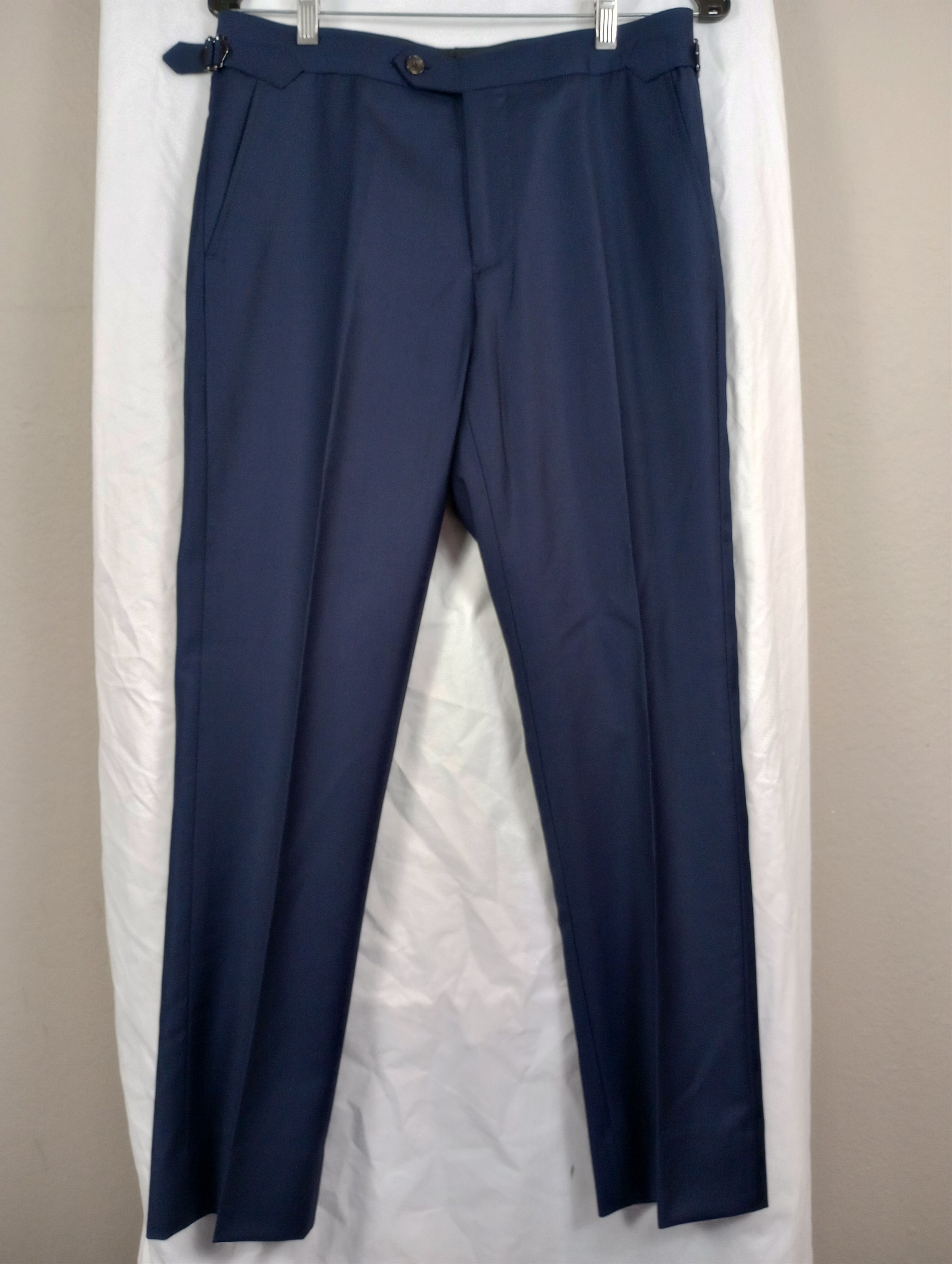 Spier & Mackay Spier And Mackay Slim Trouser W30 - Bright Navy - Side Tabs Size 36R - 1 Thumbnail
