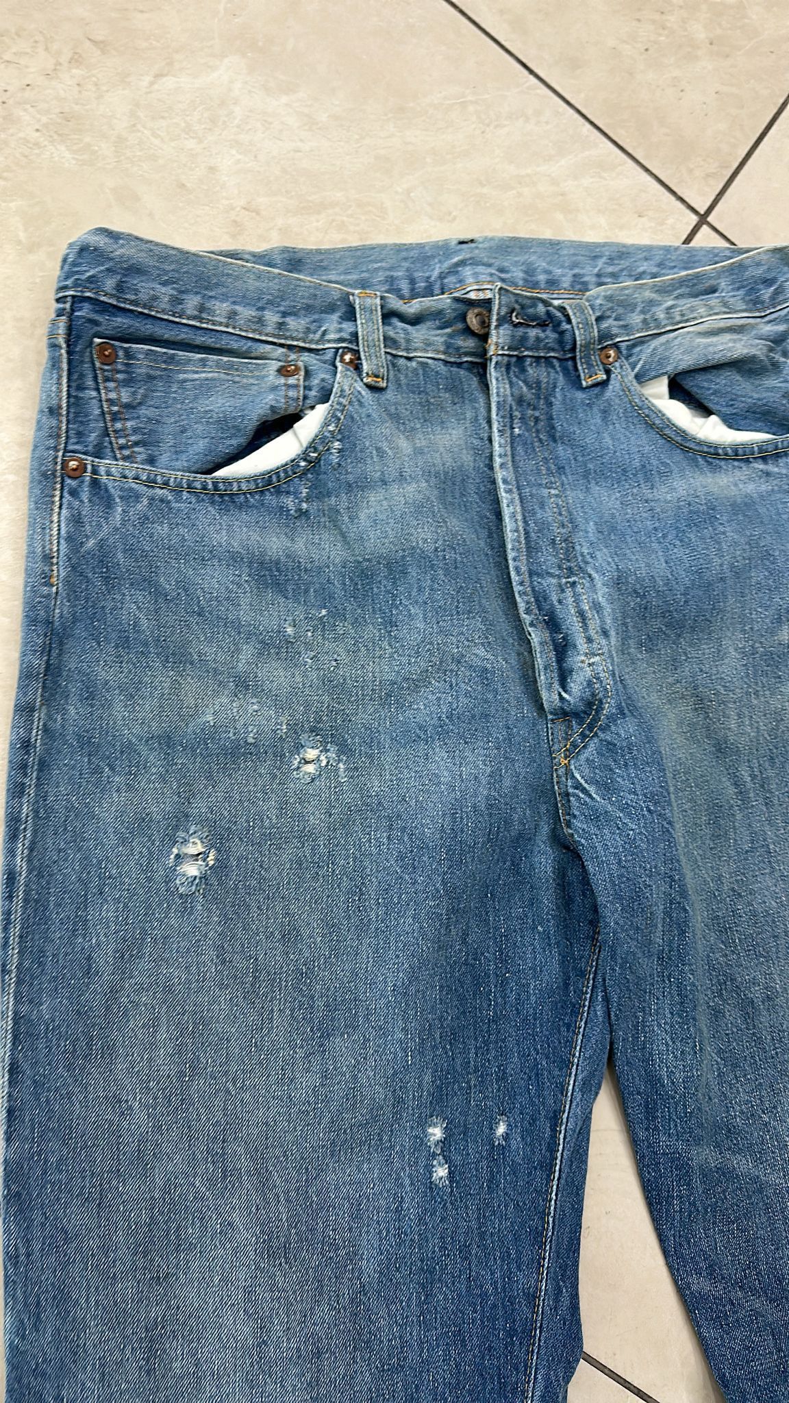 Levi's Vintage Clothing LVC Levi's Vintage Clothing 1955 501XX BigE Selvedge Jeans Size US 34 / EU 50 - 3 Thumbnail