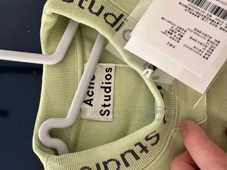 Acne Studios Acne Studios Pale Green Fleece Hoodie Size US XS / EU 42 / 0 - 3 Thumbnail