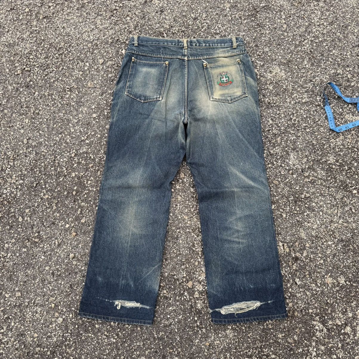 Japanese Brand VINTAGE FIESTA FADED RUSTY RIPPED DENIM JEAN PANTS W34 Size US 34 / EU 50 - 1 Thumbnail