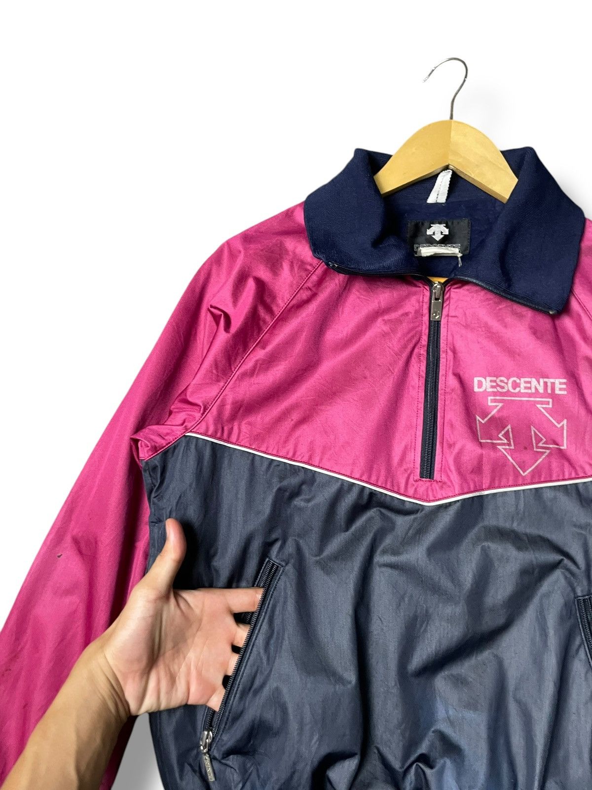 Descente × Japanese Brand Descente Brand Colour Block Pullover (58) Size US XXS / EU 40 - 5 Thumbnail