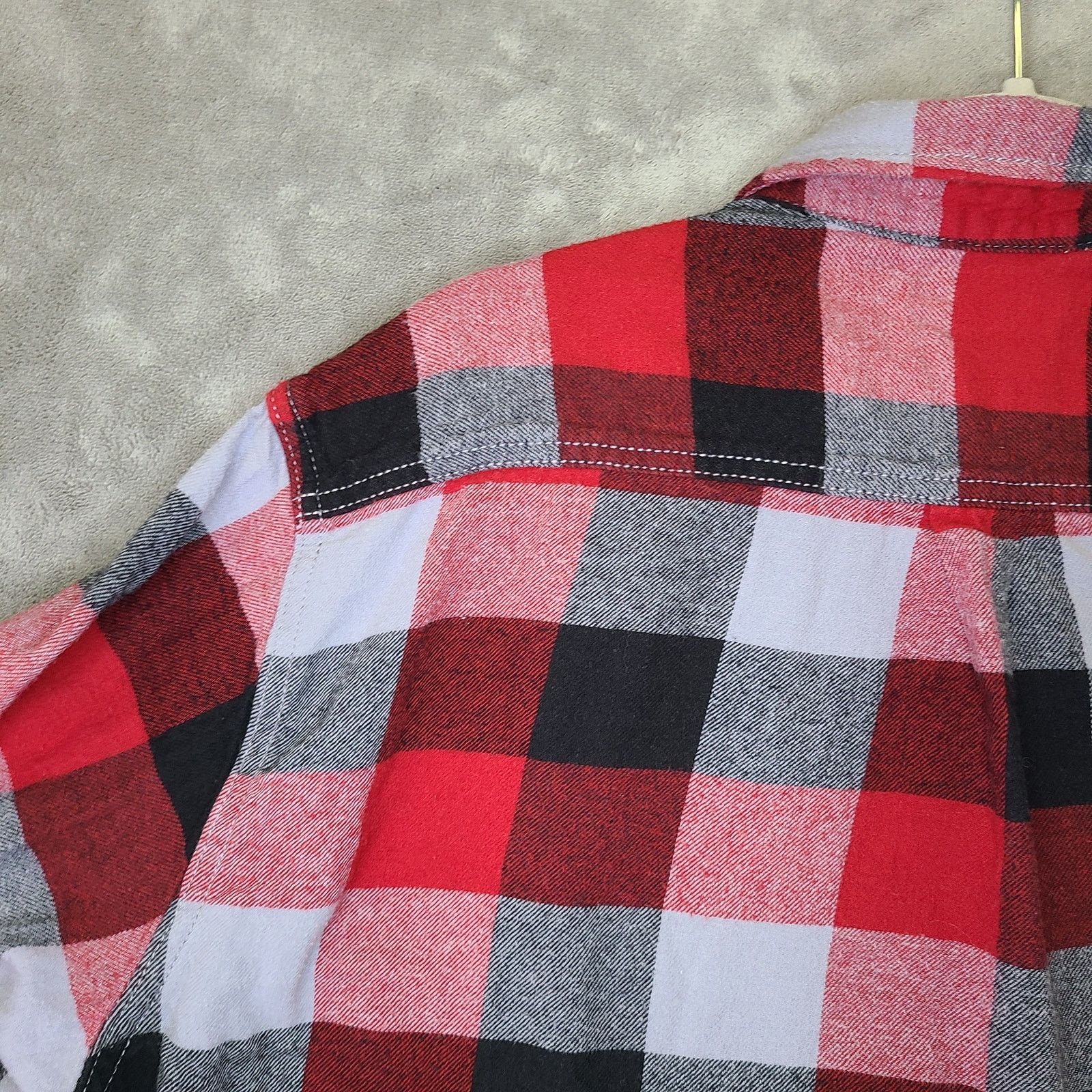 Eddie Bauer Eddie Bauer XXL Plaid Flannel Shirt Black/Gray Size US XXL / EU 58 / 5 - 13 Thumbnail