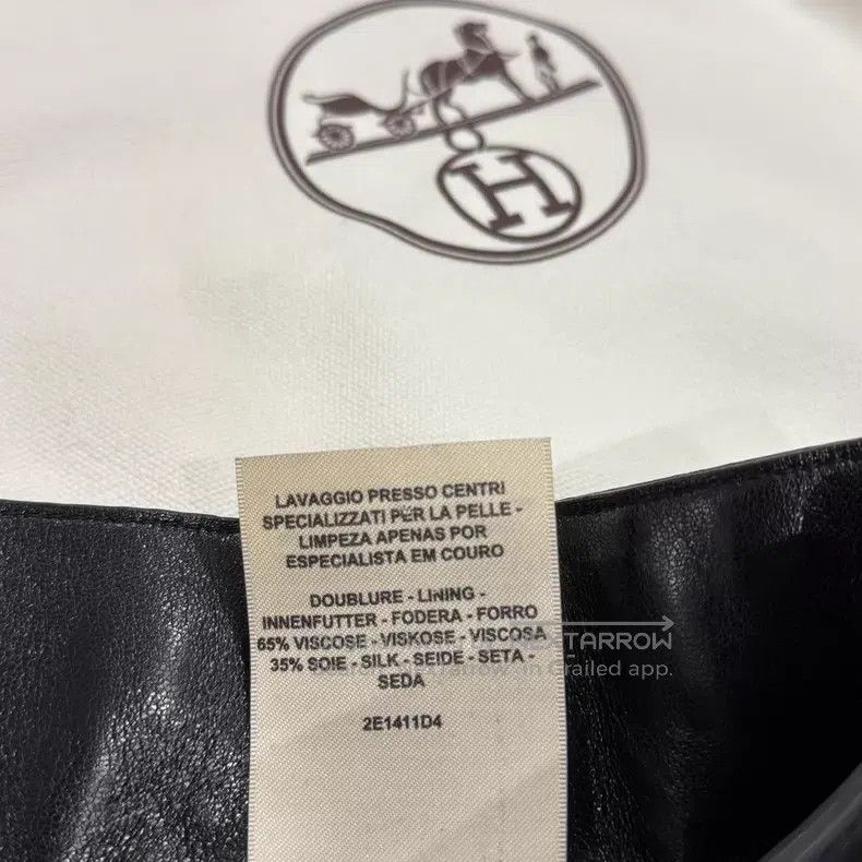 Hermes Hermes Black Sheepskin Waist Ring Short Pants Skirt Size 24" / US 00 / IT 34 - 5 Thumbnail