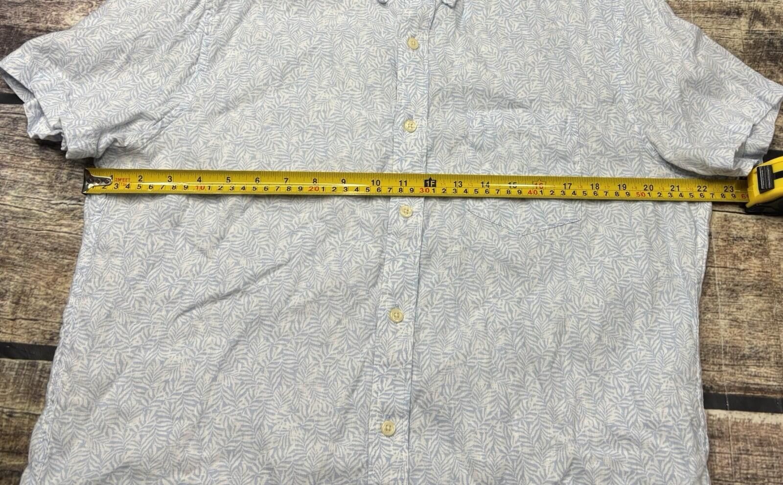J.Crew J Crew Shirt Mens Large Floral Linen Cotton Short Sleeve Size US L / EU 52-54 / 3 - 9 Thumbnail