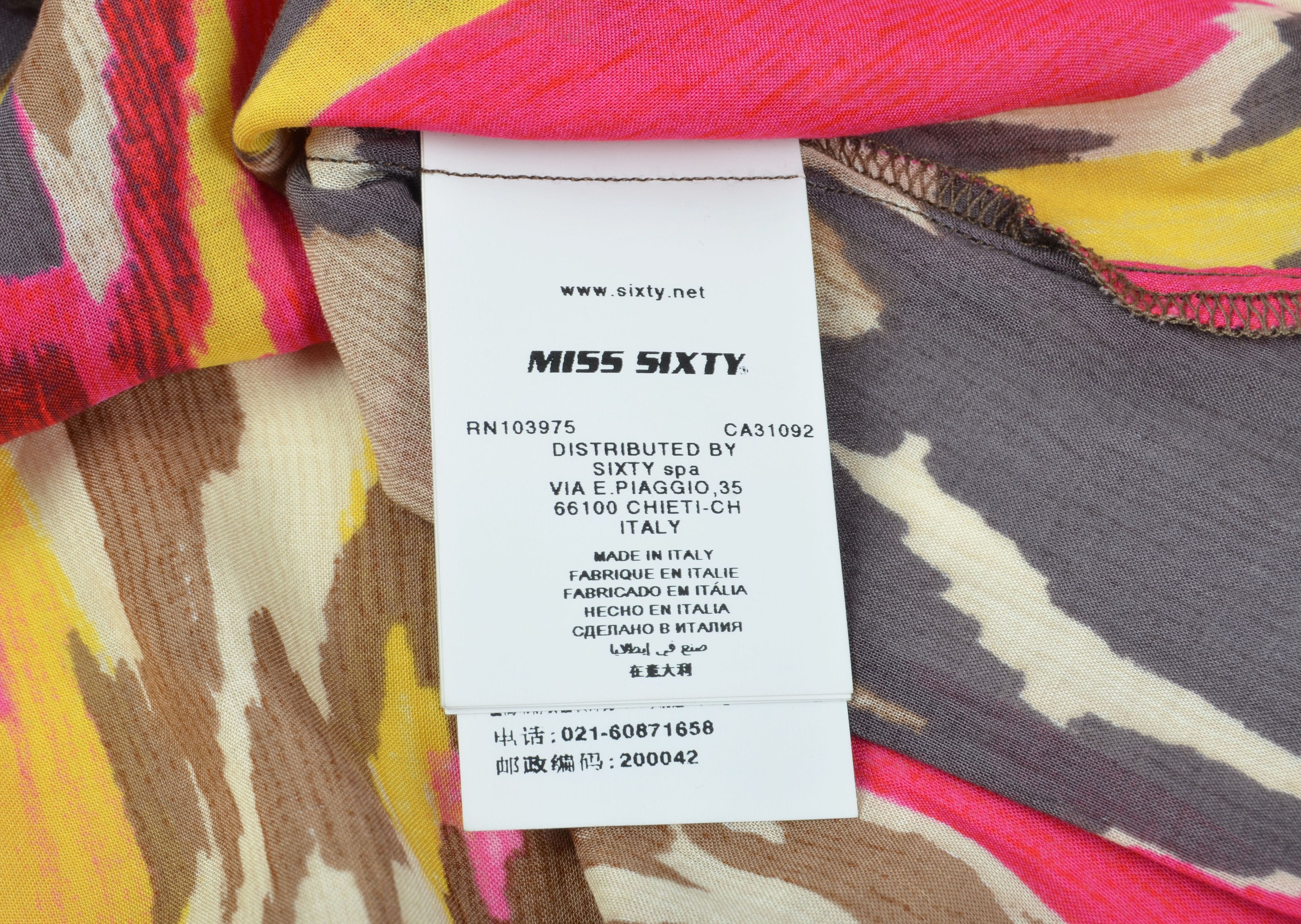 Miss Sixty Miss Sixty Y2K Coquette Multicolor Boho Mini Dress Size S / US 4 / IT 40 - 9 Thumbnail