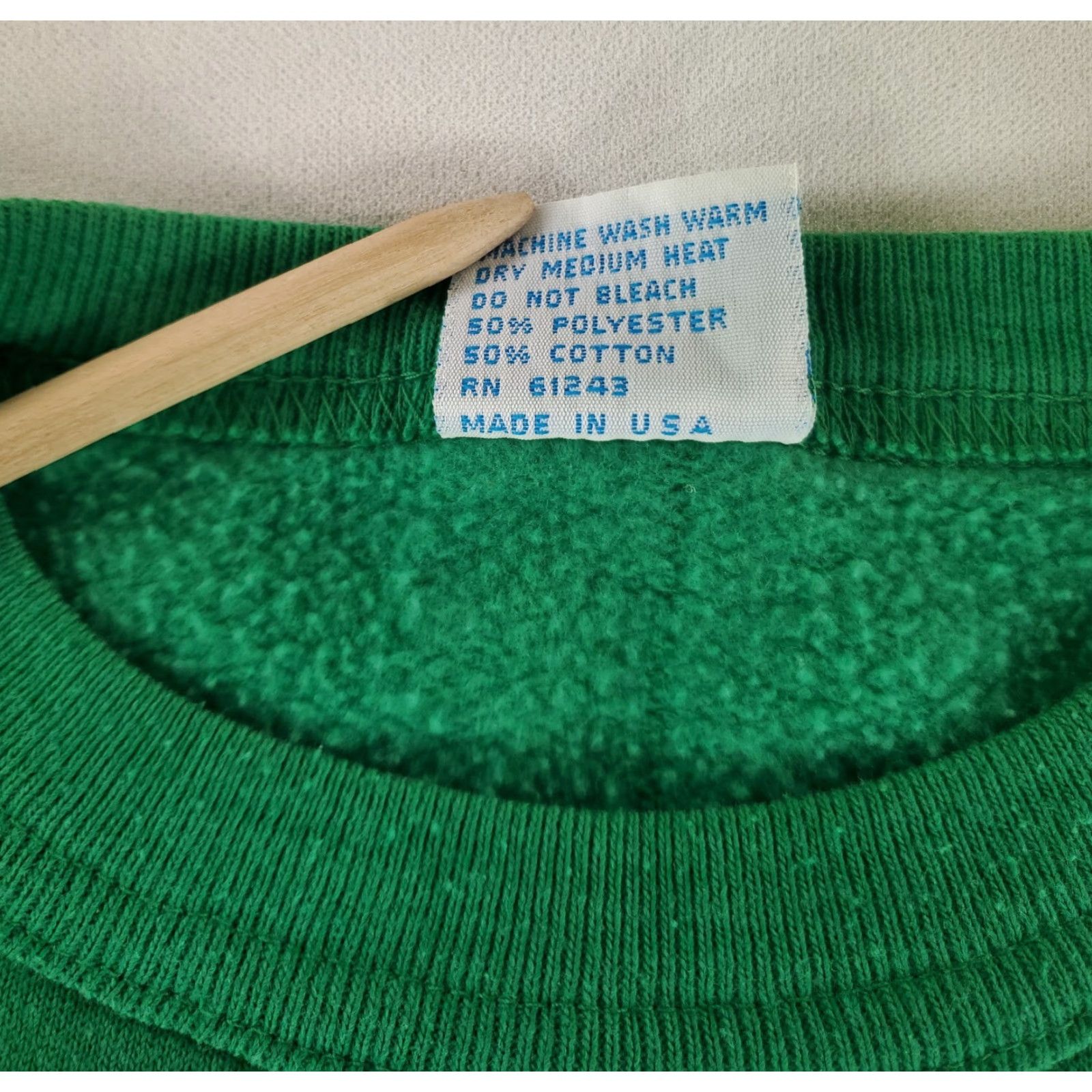 Vintage VINTAGE Alore St Patricks Day Sweatshirt Green XL Mens Made USA 80s 90s Crew Neck Pullover Sweatshirt Size US XL / EU 56 / 4 - 4 Thumbnail