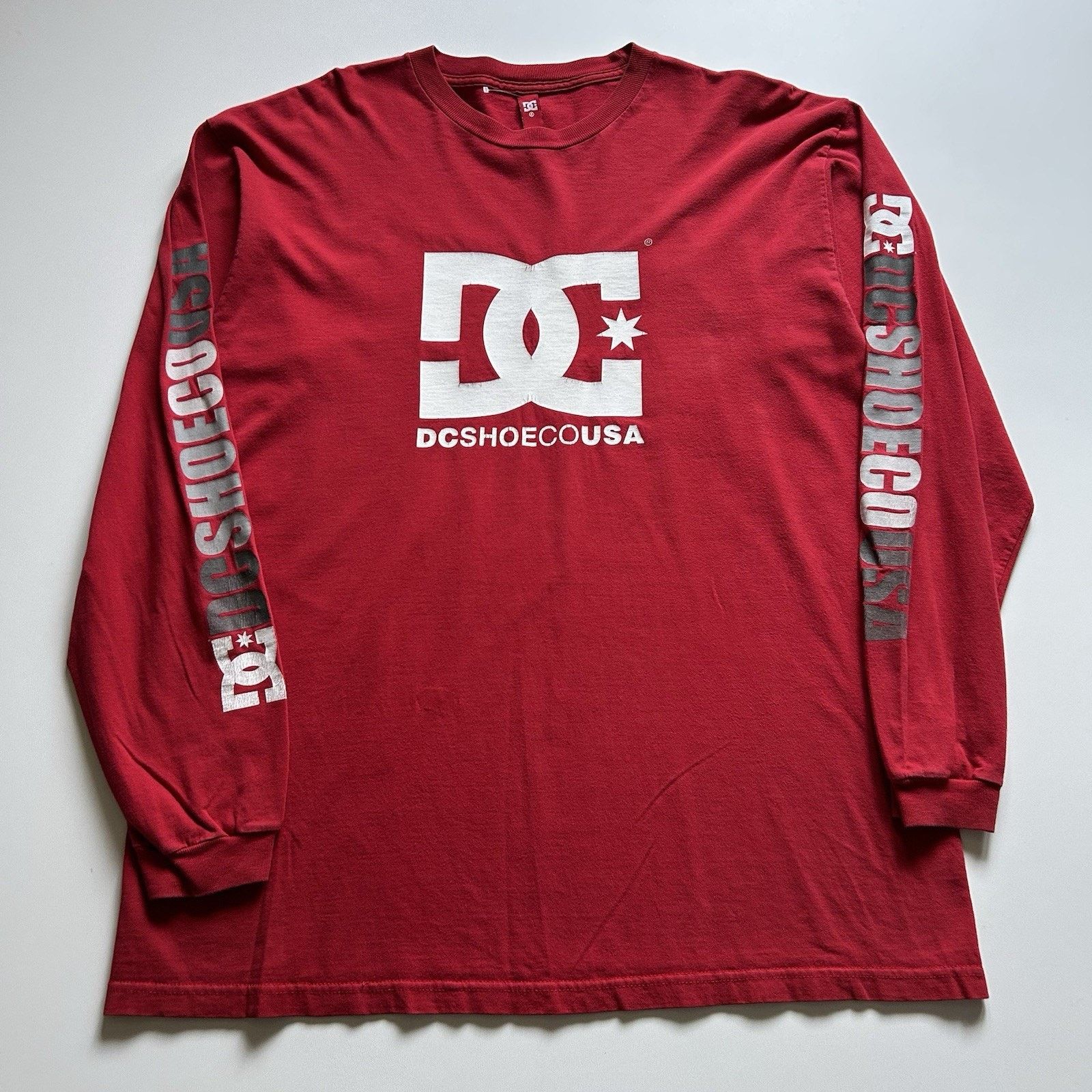 DC Vintage Y2K DC Shoes Shirt Long Sleeve Large Skateboard Logo Size US L / EU 52-54 / 3 - 1 Thumbnail