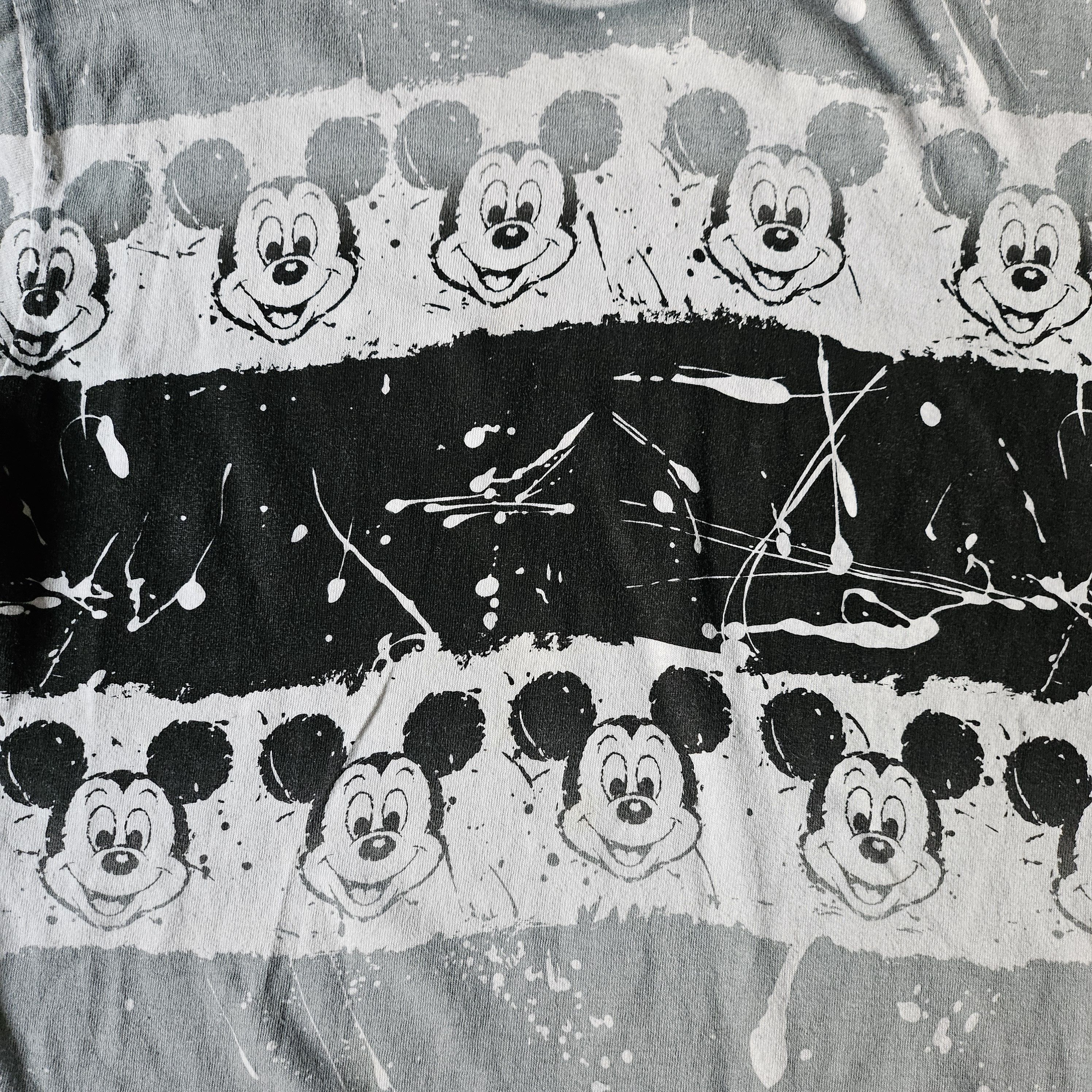 Disney × Vintage vintage 90s MICKEY MOUSE WALT DISNEY ALL OVER PRINT T-Shirt Size US S / EU 44-46 / 1 - 4 Thumbnail