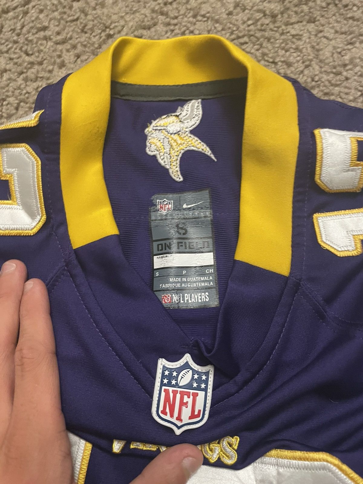 Nike Vikings jersey size s Size US S / EU 44-46 / 1 - 3 Thumbnail