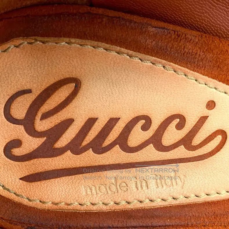 Gucci Gucci Orange suede fish mouth waterproof platform high hee Size US 12 / IT 42 - 7 Thumbnail