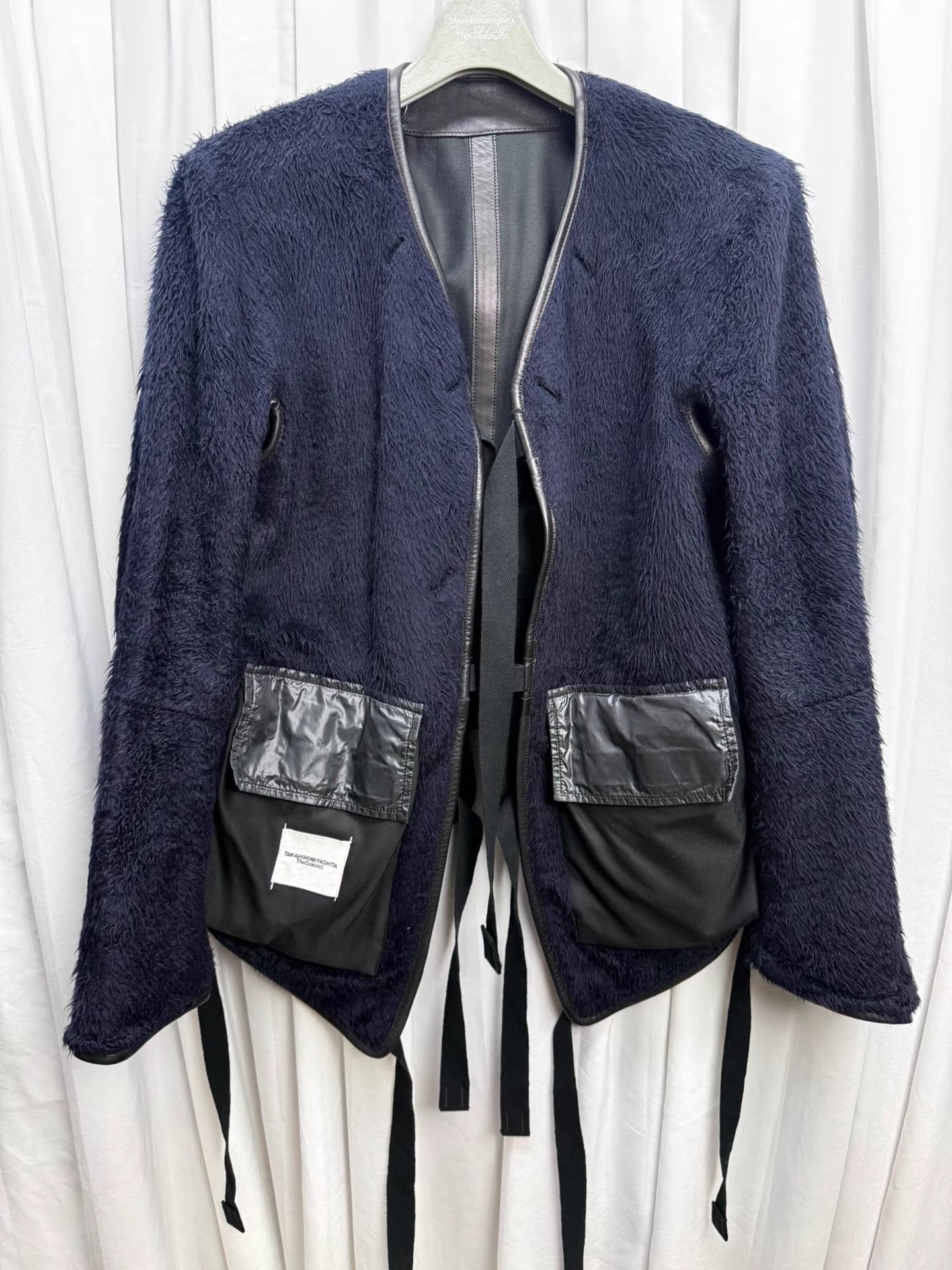 Takahiromiyashita The Soloist. The soloist Leather Panel Military Deconstructed Kimono K20 Size US S / EU 44-46 / 1 - 6 Thumbnail