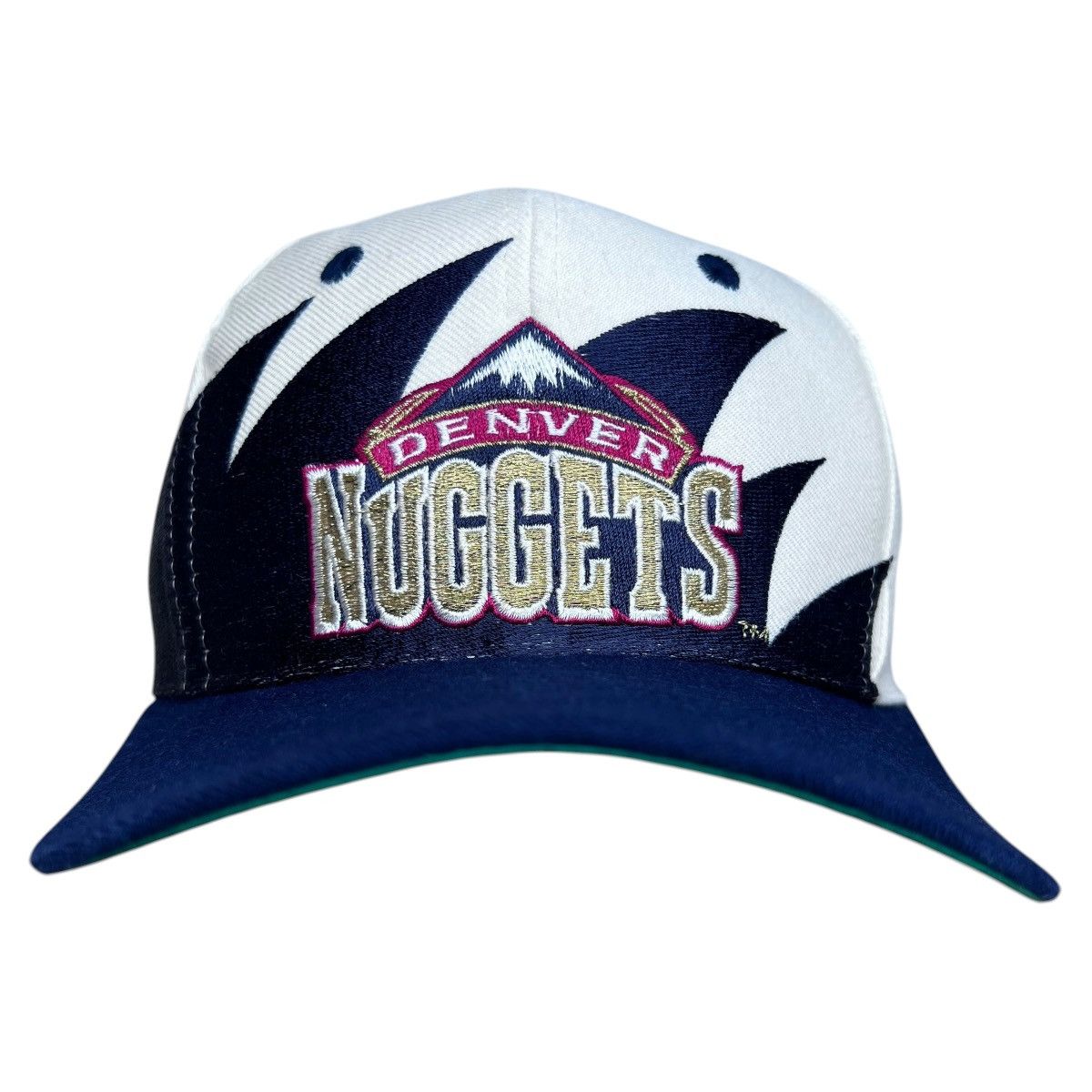 Logo Athletic 1990s NBA Denver Nuggets Logo Athletic Sharktooth Snapback Size ONE SIZE - 1 Thumbnail