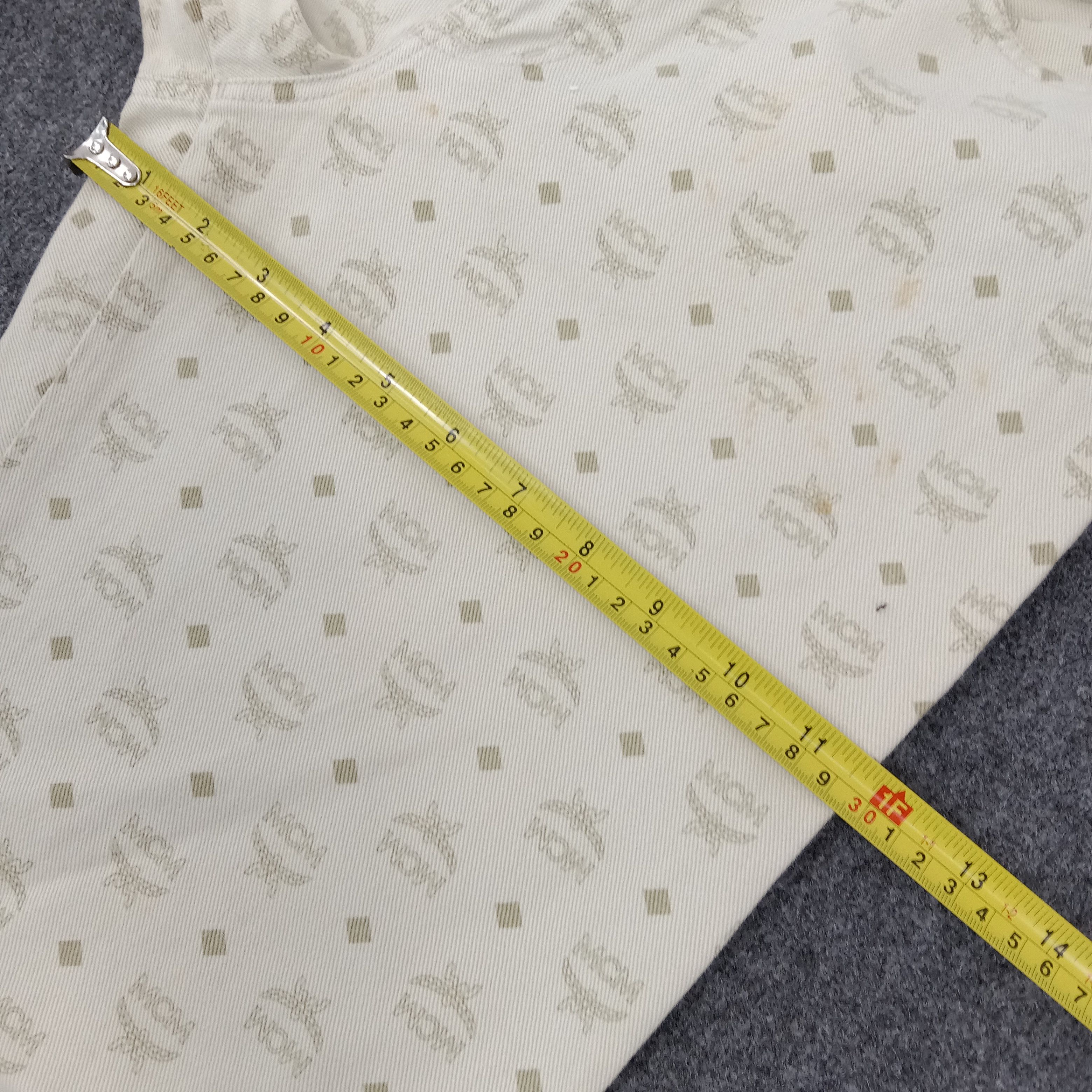 MCM × Vintage MCM Legere Designer Brand Monogram Pants Size US 29 - 11 Thumbnail