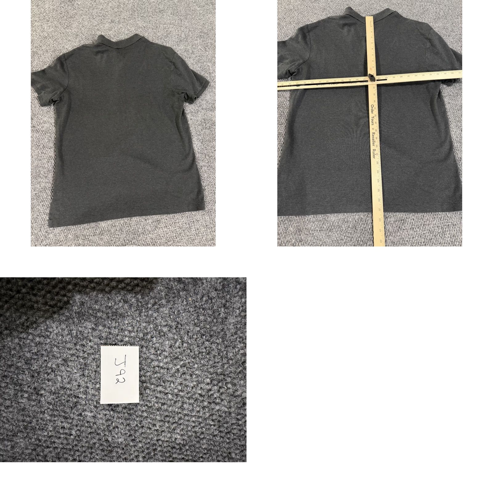 Polo Ralph Lauren Polo Ralph Lauren Polo Shirt Mens L Gray Short Sleeve Embroidered Logo Classic Sports Golf Shirt Size US L / EU 52-54 / 3 - 8 Thumbnail