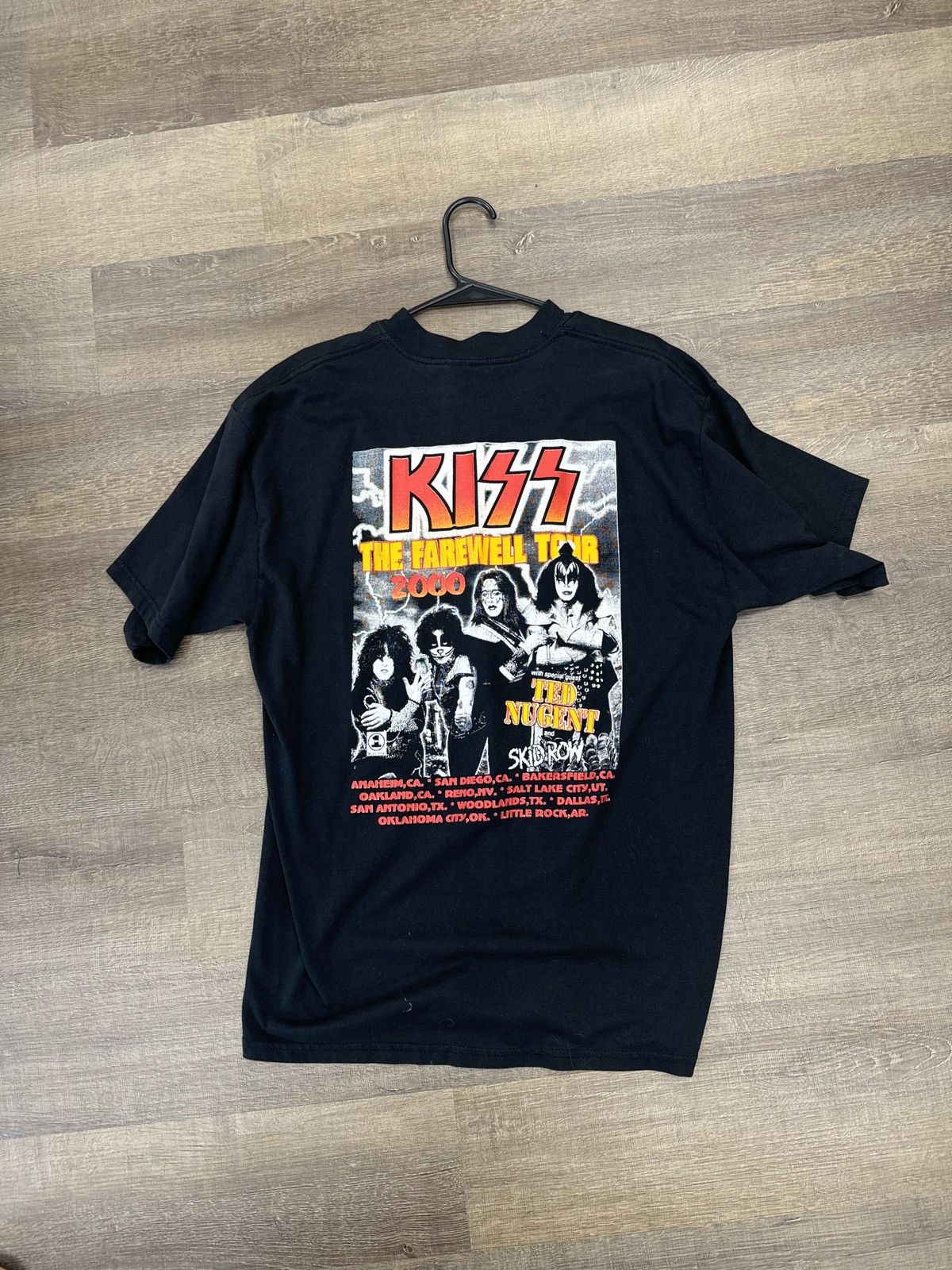 Band Tees × KISS × Vintage Vintage Kiss Band T Shirt Size US XL / EU 56 / 4 - 2 Thumbnail