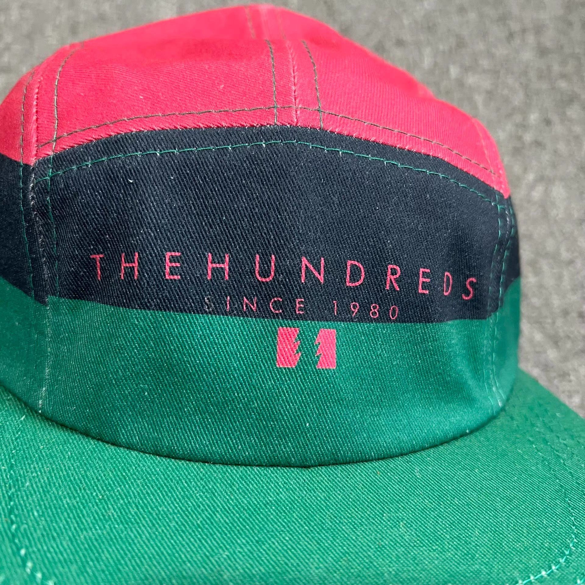 The Hundreds The Hundreds Bomb Vintage 5-Panel Baseball Visor Q7 Size ONE SIZE - 2 Thumbnail