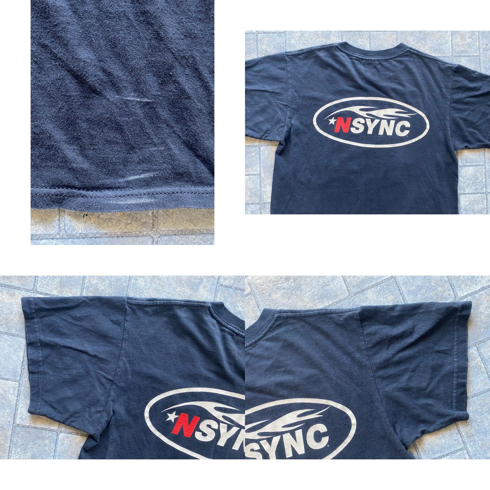 Tultex VINTAGE NSYNC Tultex T-Shirt Men’s Size M Black 90s Band Music Shirt Mens Size US M / EU 48-50 / 2 - 10 Thumbnail