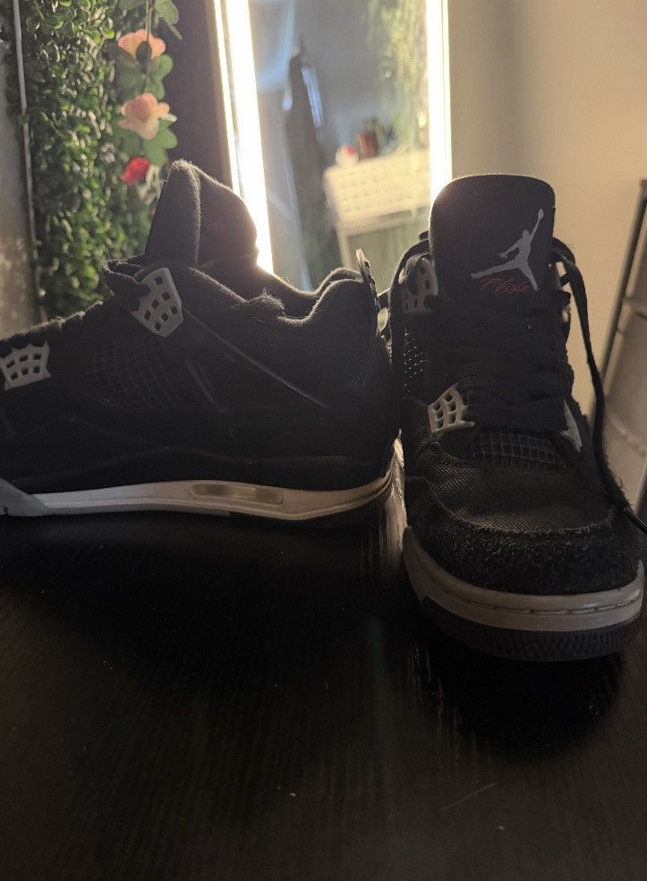 Jordan Brand Black canva 4s Size US 8 / EU 41 - 5 Thumbnail