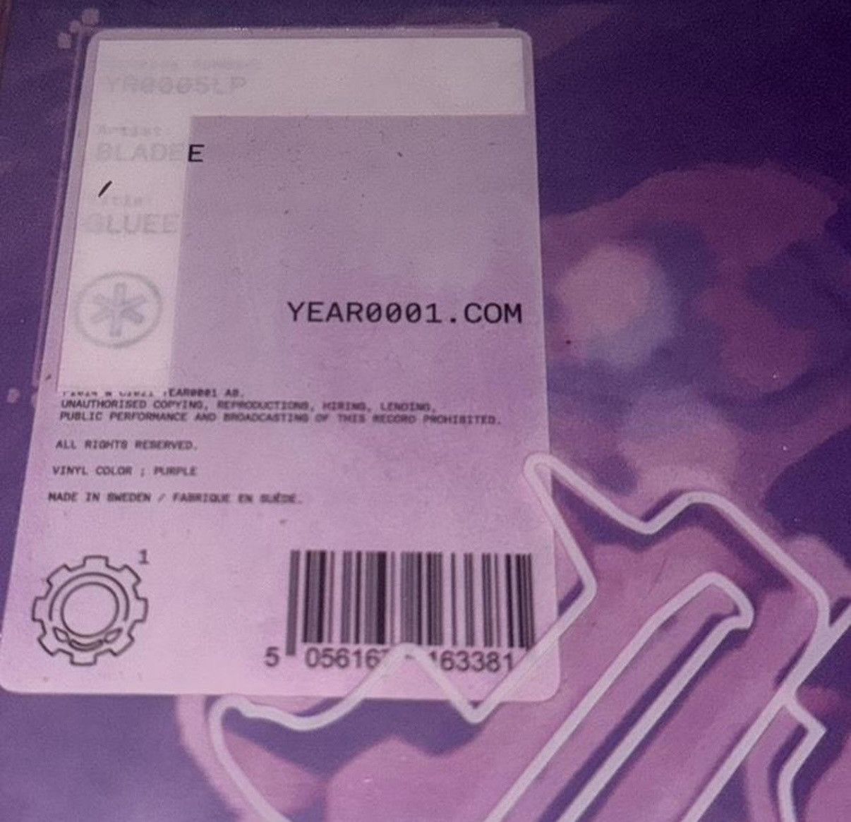 Drain Gang BLADEE GLUEE VINYL 1ST PRESSING Size ONE SIZE - 2 Thumbnail