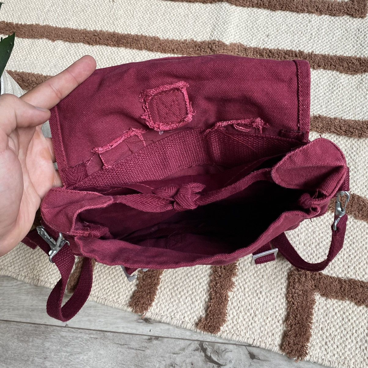 Japanese Brand VINTAGE JAPANESE STYLE ARMY HEAVY COTTON CROSSBODY BAG Size ONE SIZE - 4 Thumbnail