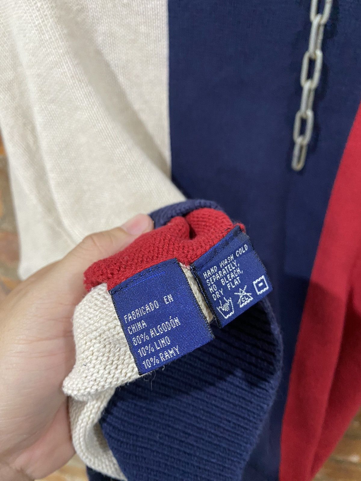 Polo Ralph Lauren Vtg 85 Blue Water sailing knitwear Nautica Size US L / EU 52-54 / 3 - 12 Thumbnail