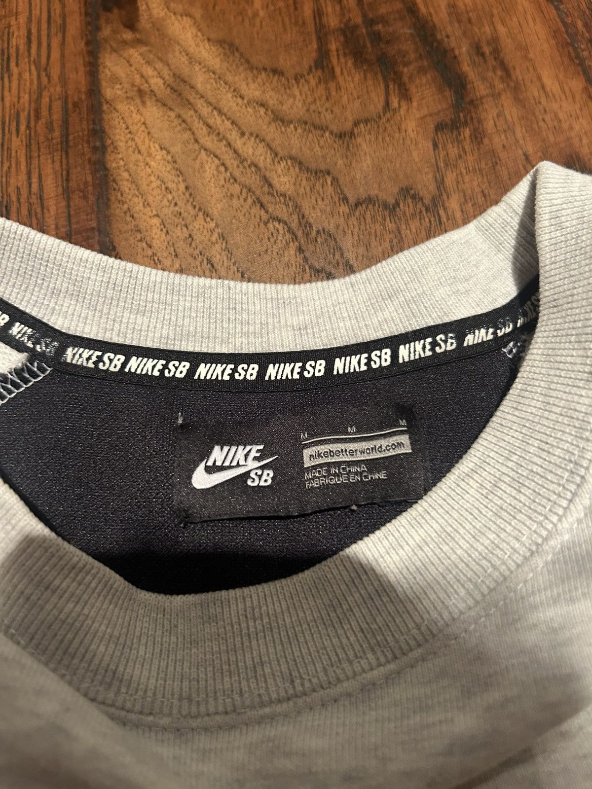 Nike Gray vintage nike sweatshirt Size US M / EU 48-50 / 2 - 4 Thumbnail