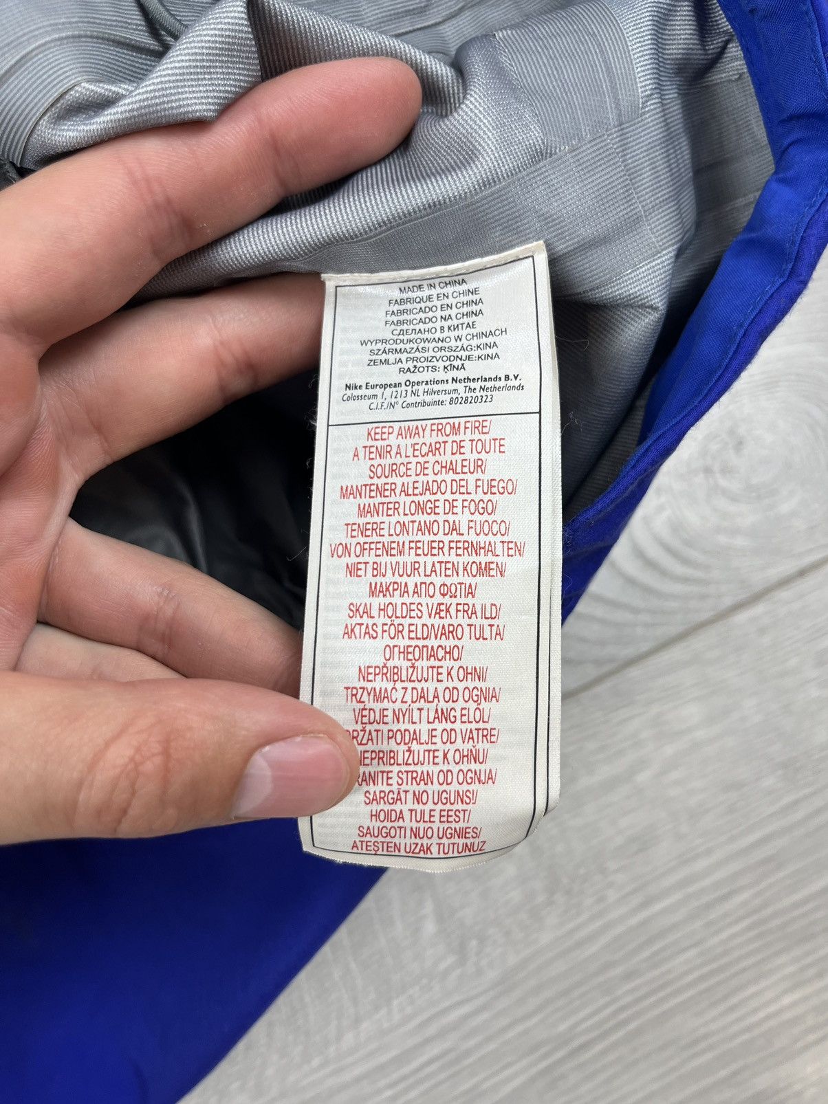 Vintage Nike ACG Vintage 00s Blue Waterproof Gorpcore Jacket Size US S / EU 44-46 / 1 - 13 Thumbnail