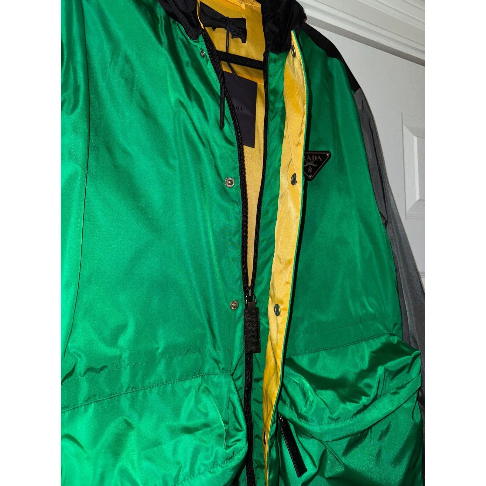 Prada Prada SS20 Aoyama Oversized Nylon Jacket Medium M Size US M / EU 48-50 / 2 - 10 Thumbnail