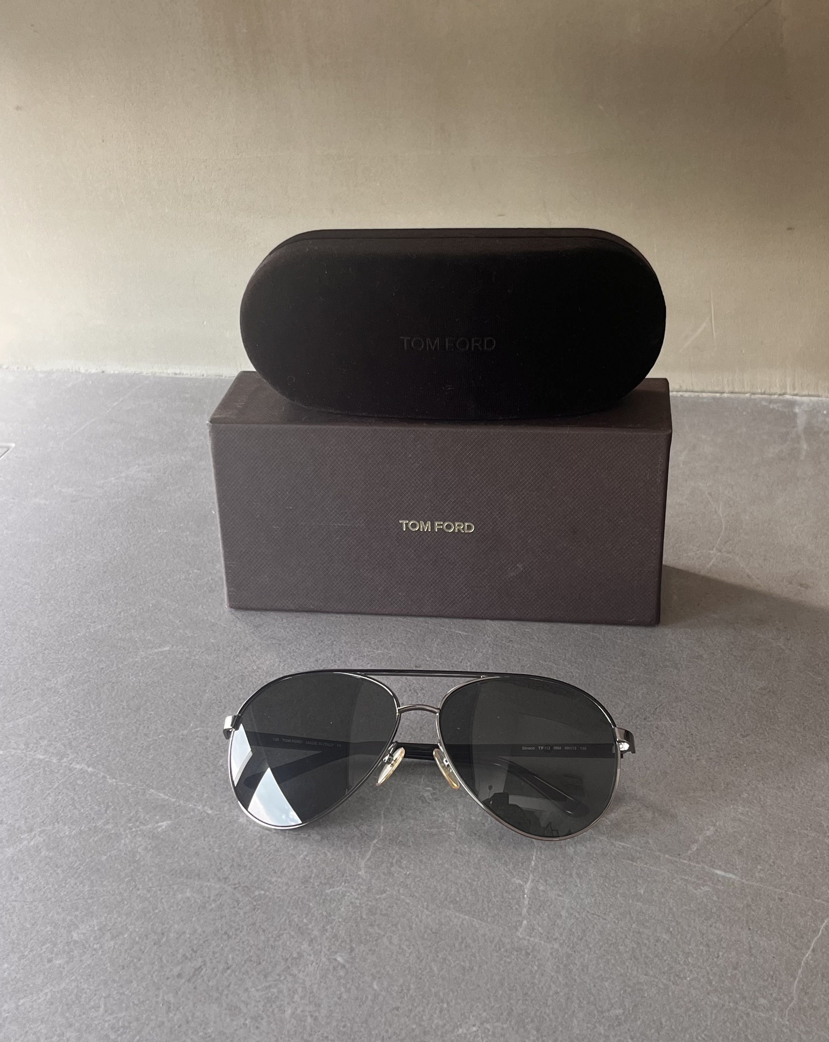 Tom Ford TOM FORD Aviator Top Gun Sunglasses Made in ITALY NEW Size ONE SIZE - 1 Thumbnail