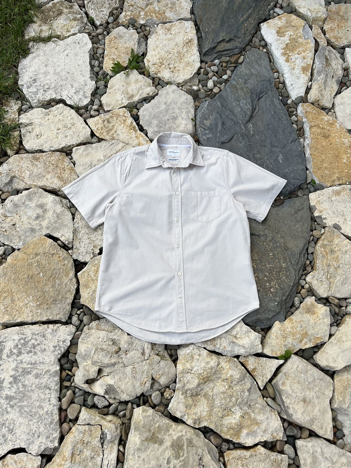 Norse Projects Norse Projects osvald micro stripe ss cotton pocket shirt Size US S / EU 44-46 / 1 - 1 Thumbnail
