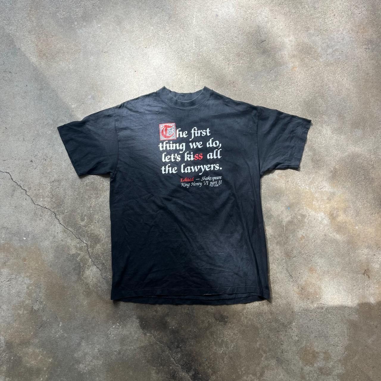 Hanes Hanes Shakespeare satire T-shirt Size US L / EU 52-54 / 3 - 1 Thumbnail